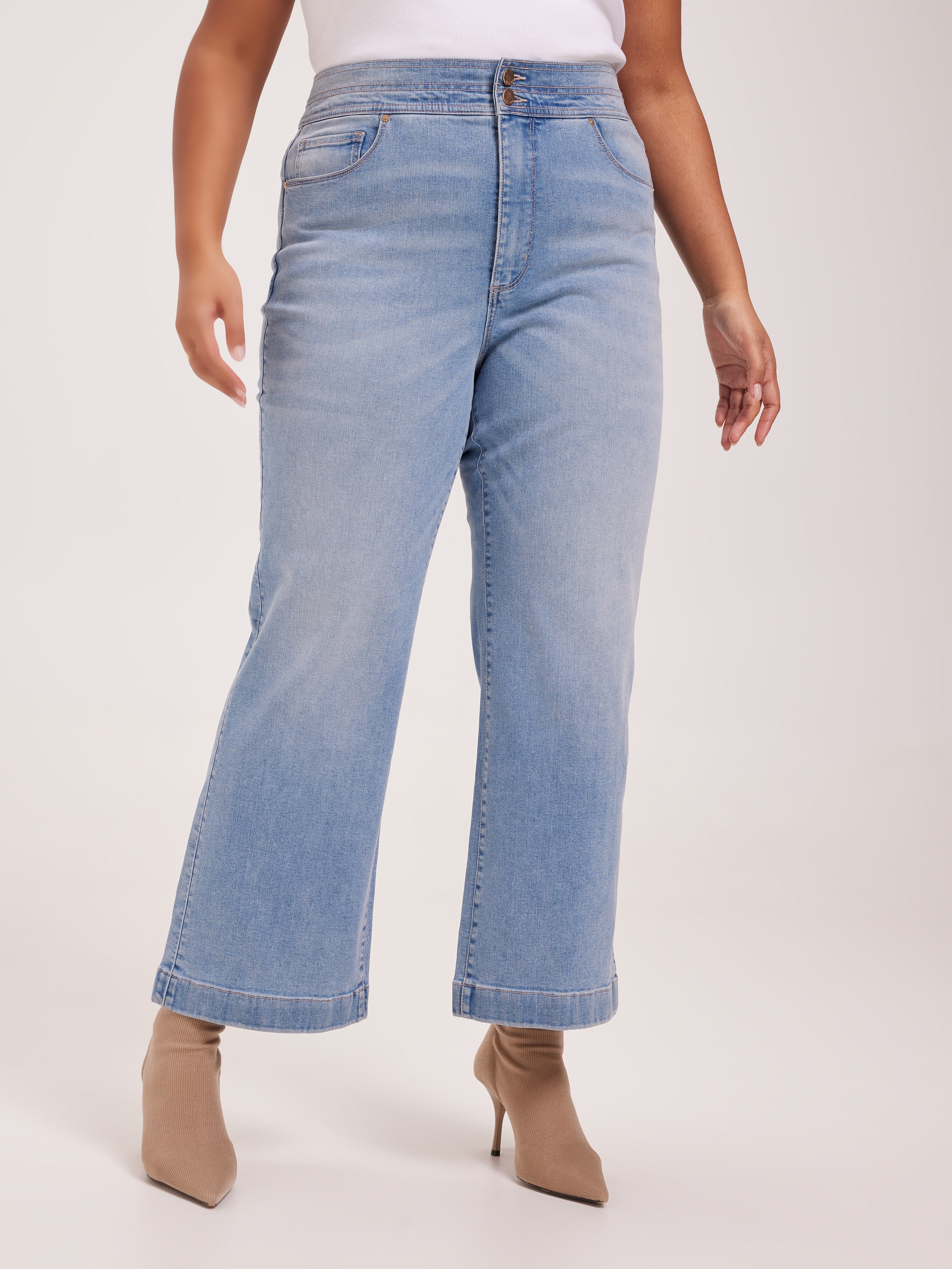 Curve Reformed Slim Wide Ankle Jean