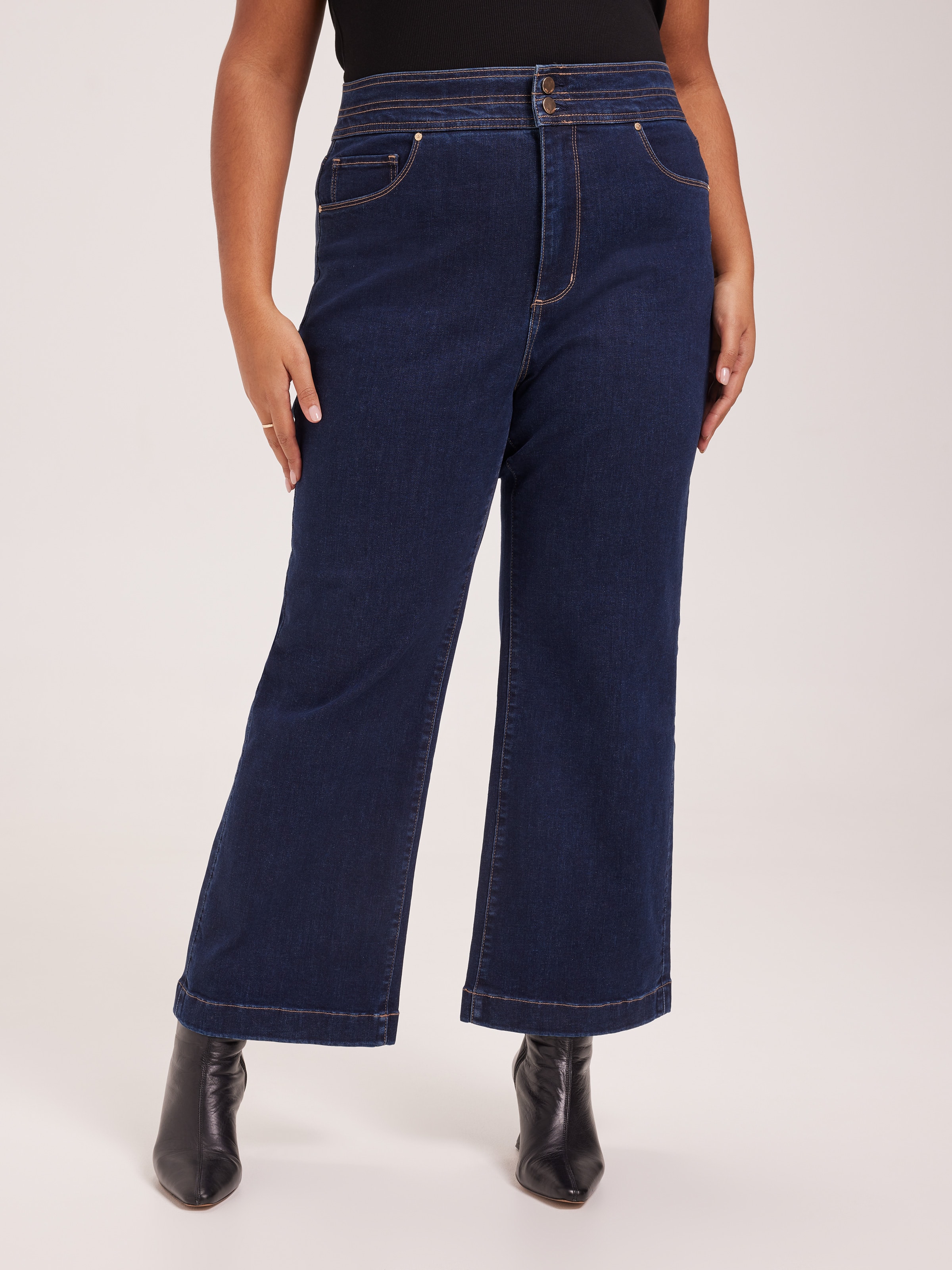 Curve Reformed Slim Wide Ankle Jean