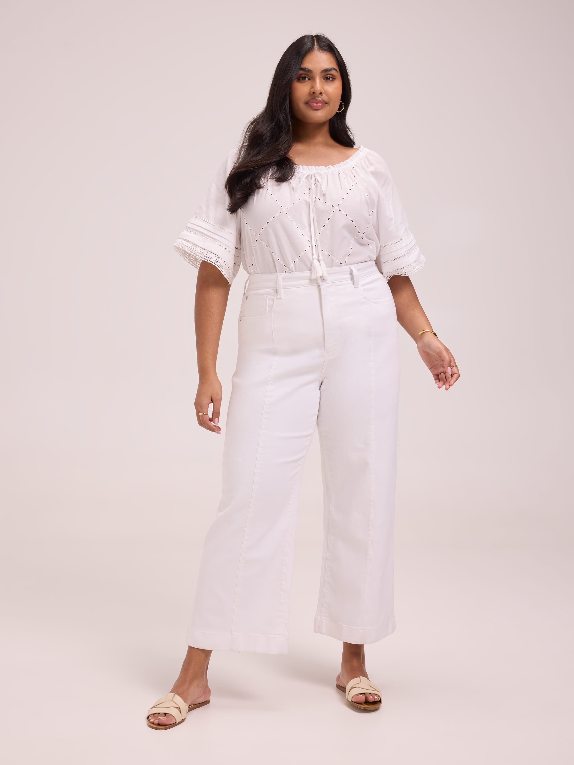 Curve Originals Wide Leg Crop Jean