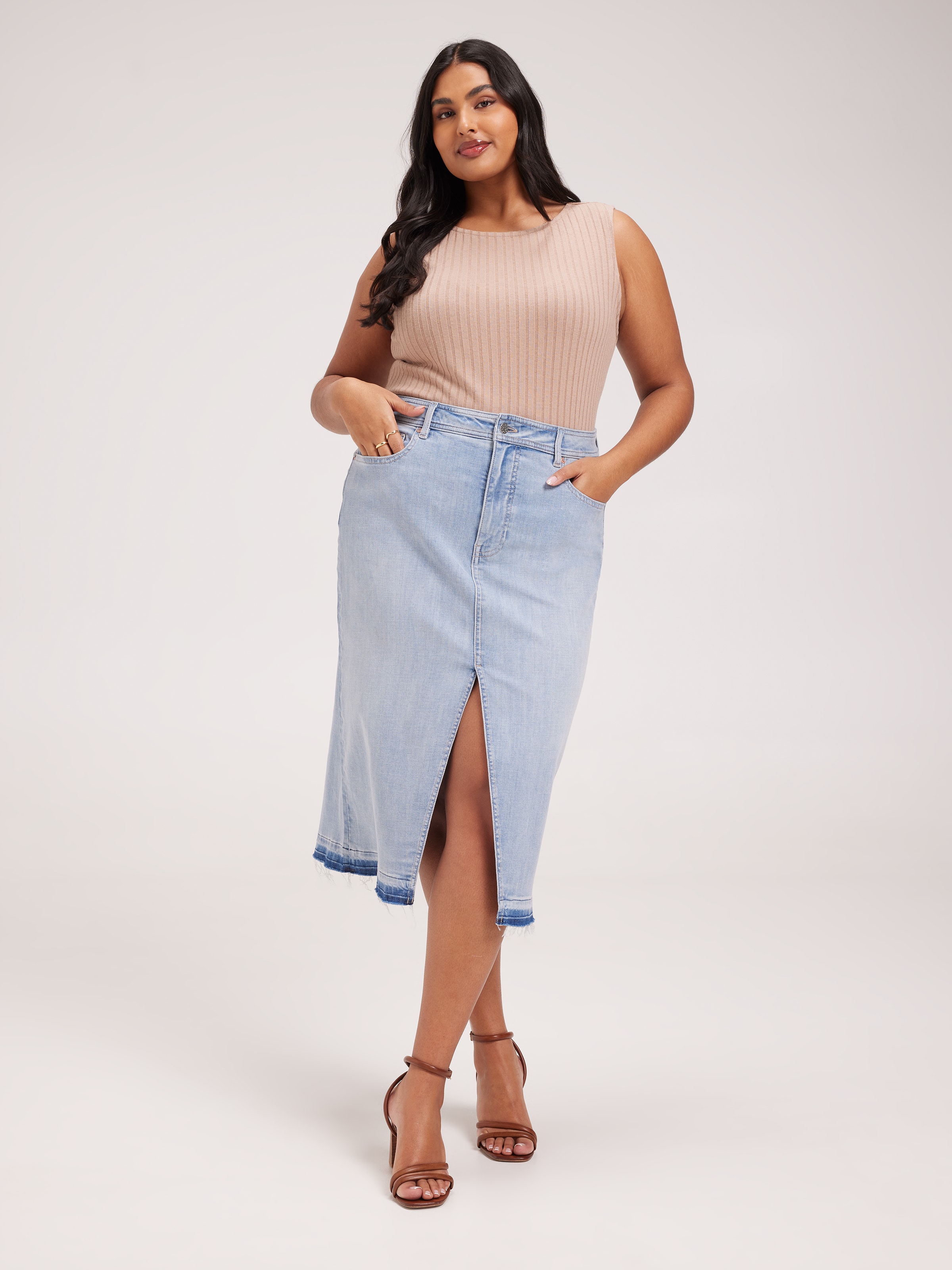 Curve Originals Eliza Midi Skirt
