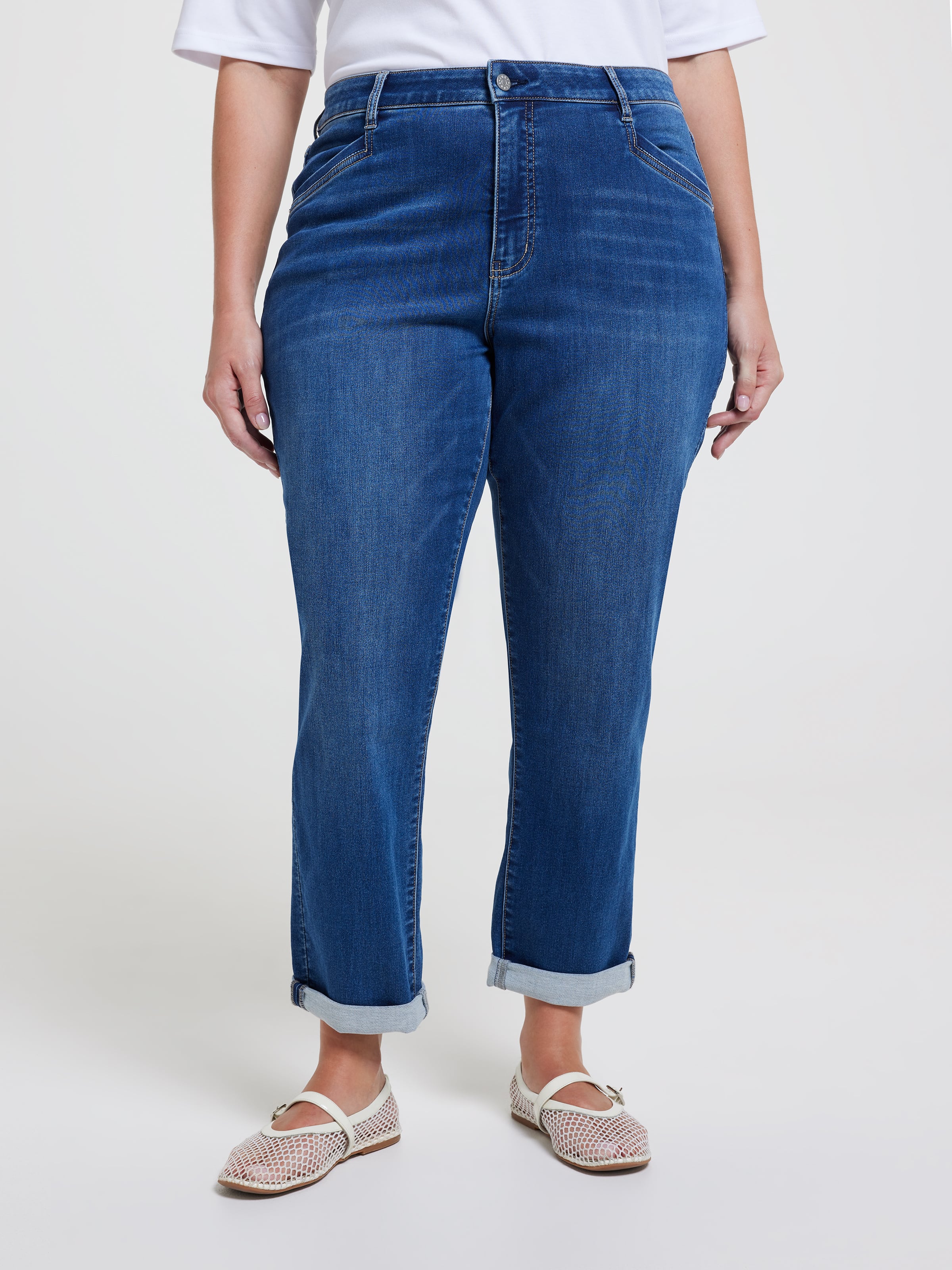 Curve Amaze High Rise Boyfriend Jean