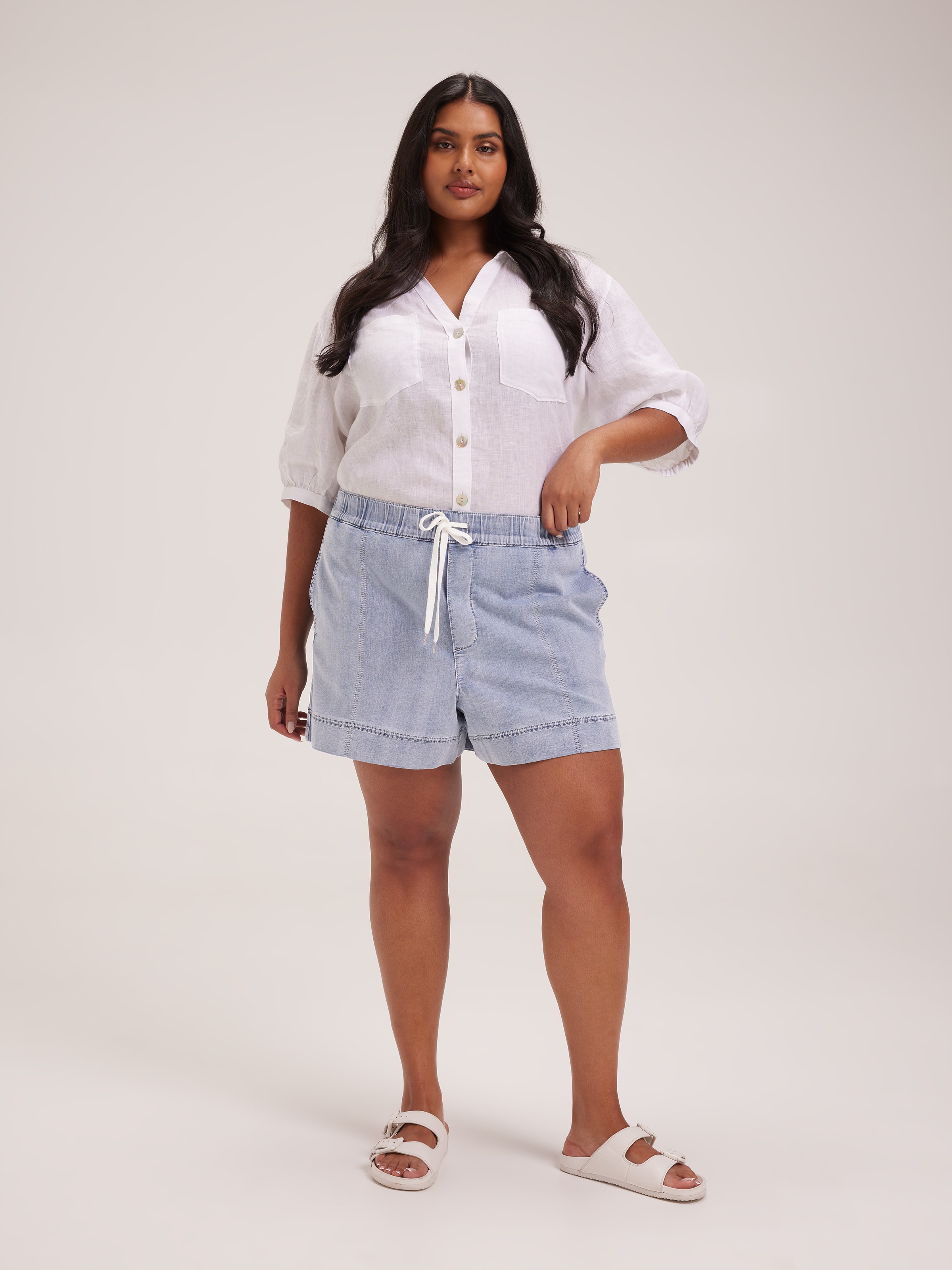 Women s Curve Shorts Skirts Denim More Just Jeans Online