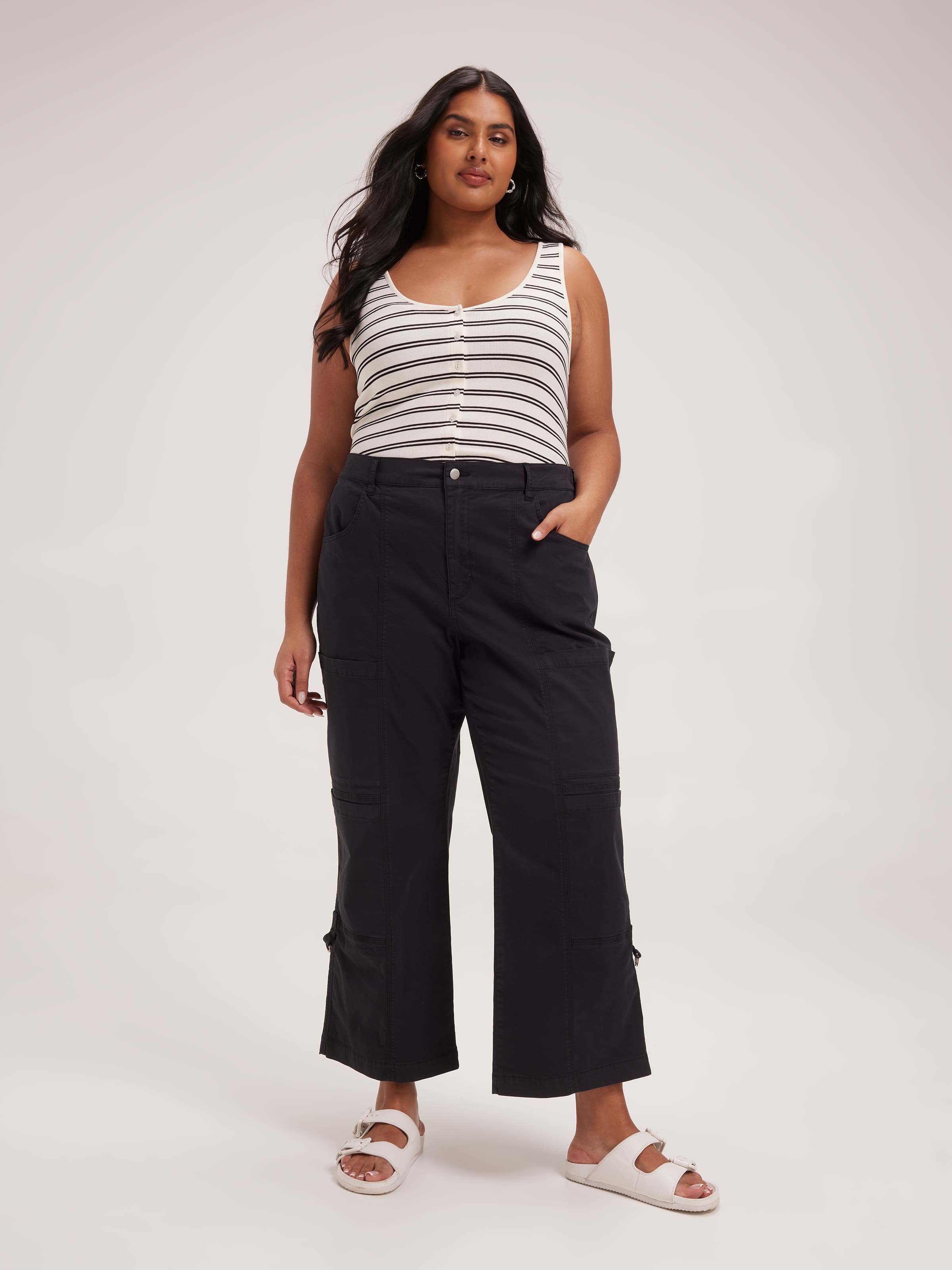 Curve Celia Straight Cargo Pant
