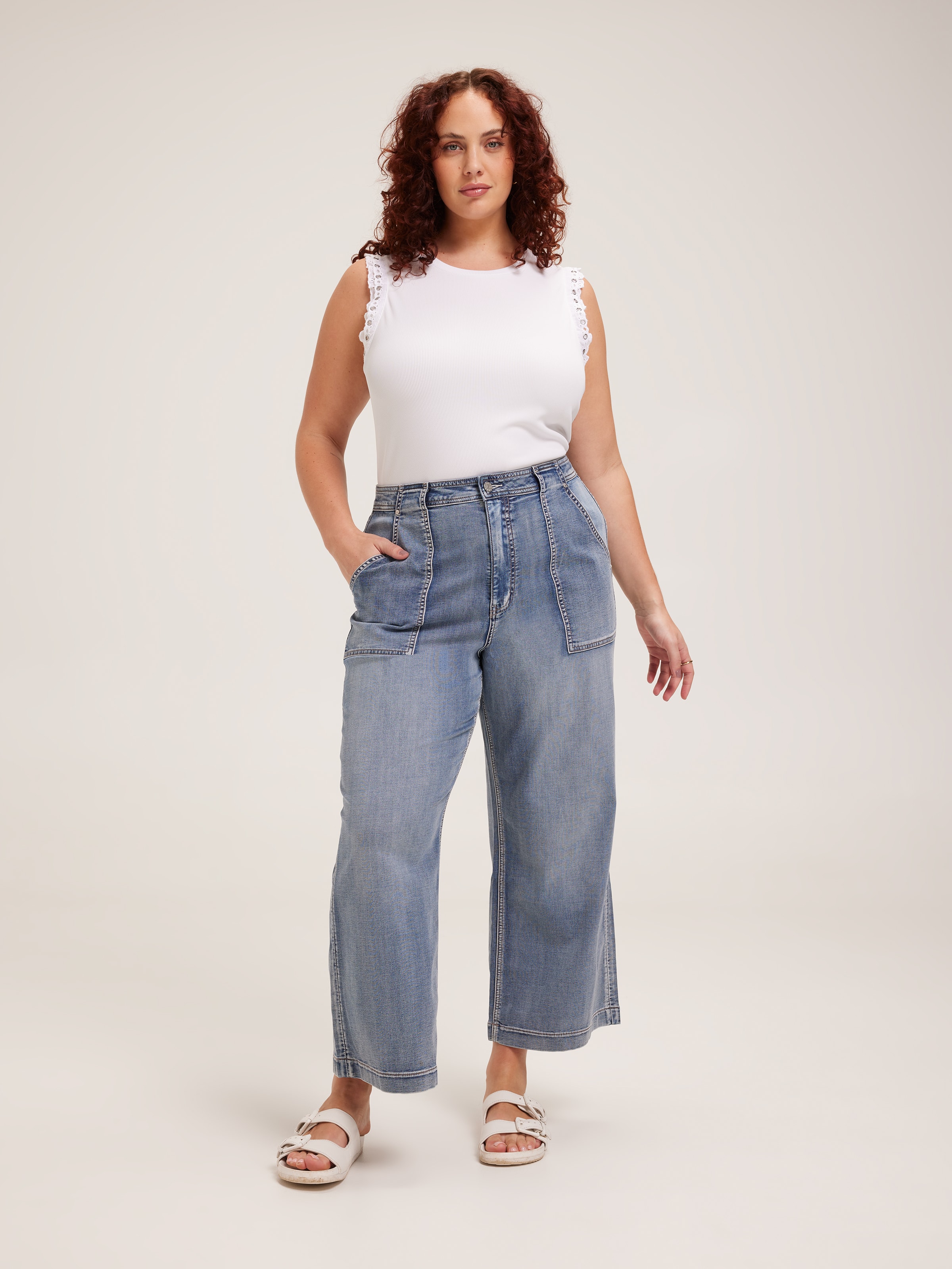 Curve Amaze Utility Wide Ankle Jean