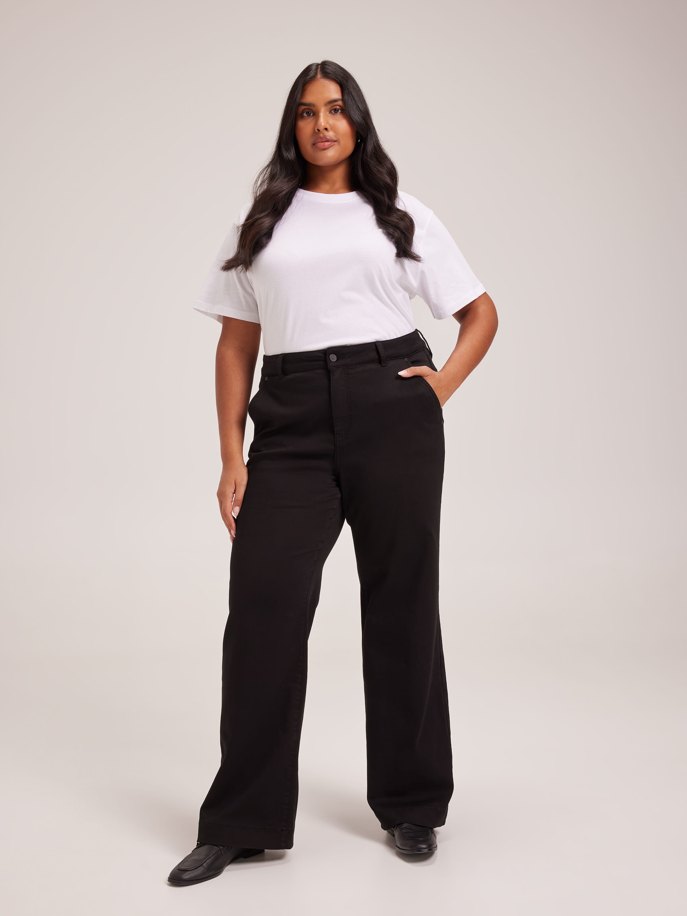Curve Amaze High Rise Wide Leg Jean