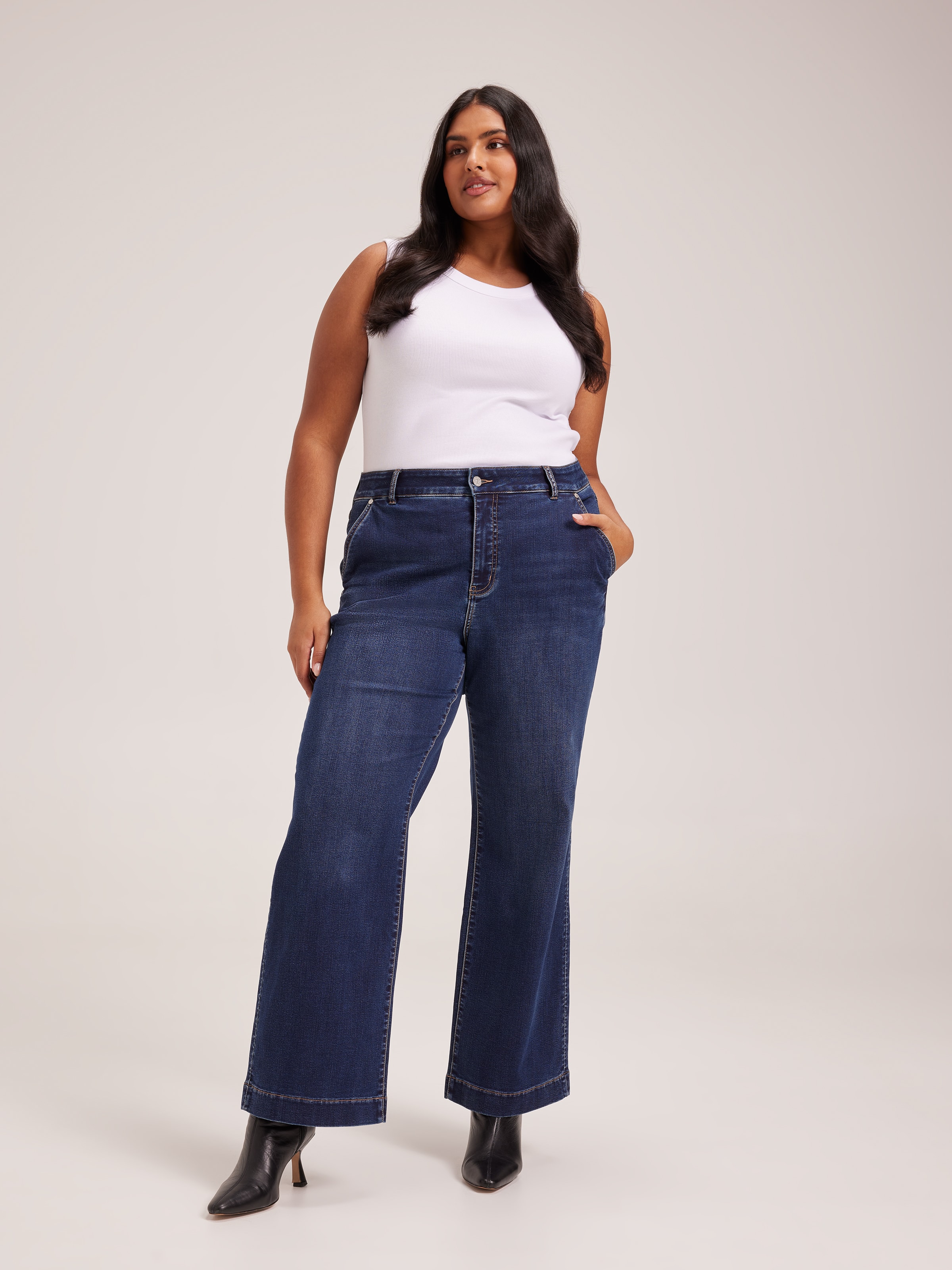 Curve Amaze High Rise Wide Leg Jean