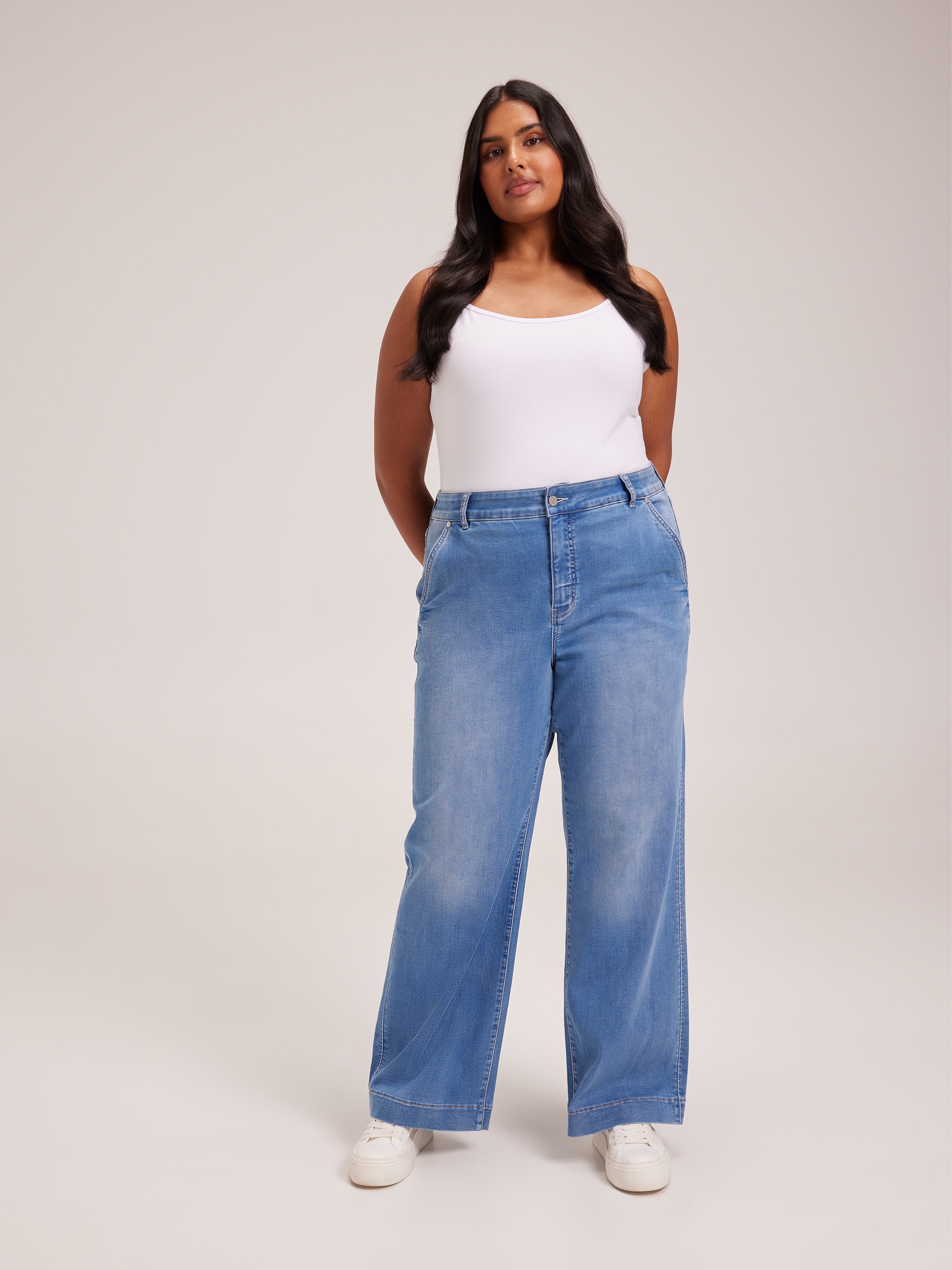 Curve Amaze High Rise Wide Leg Jean