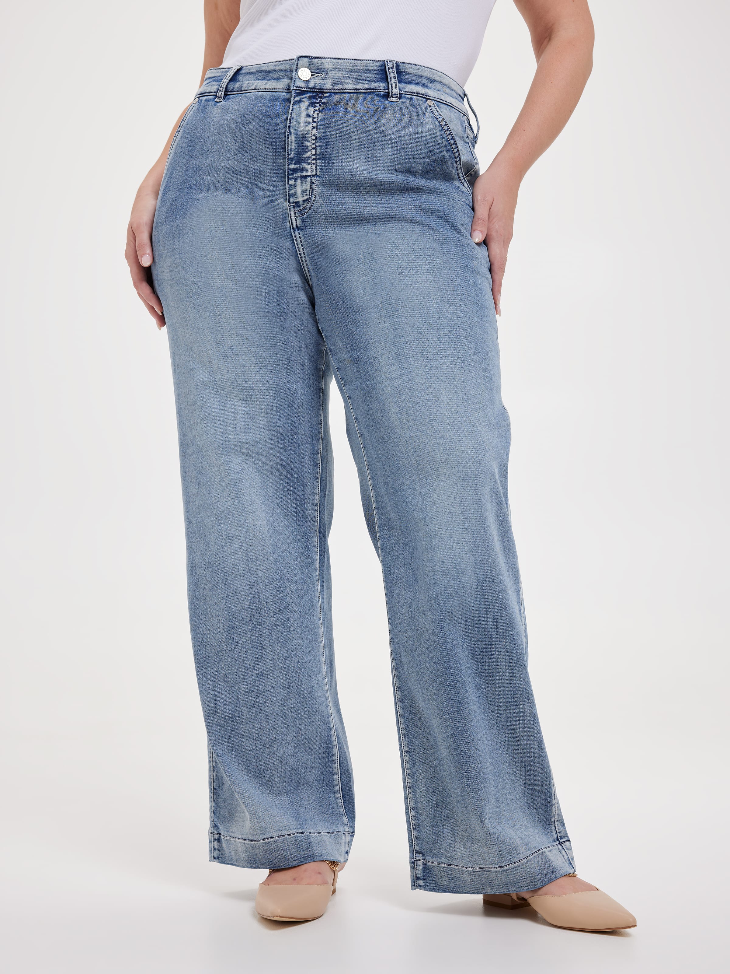 Curve Amaze High Rise Wide Leg Jean
