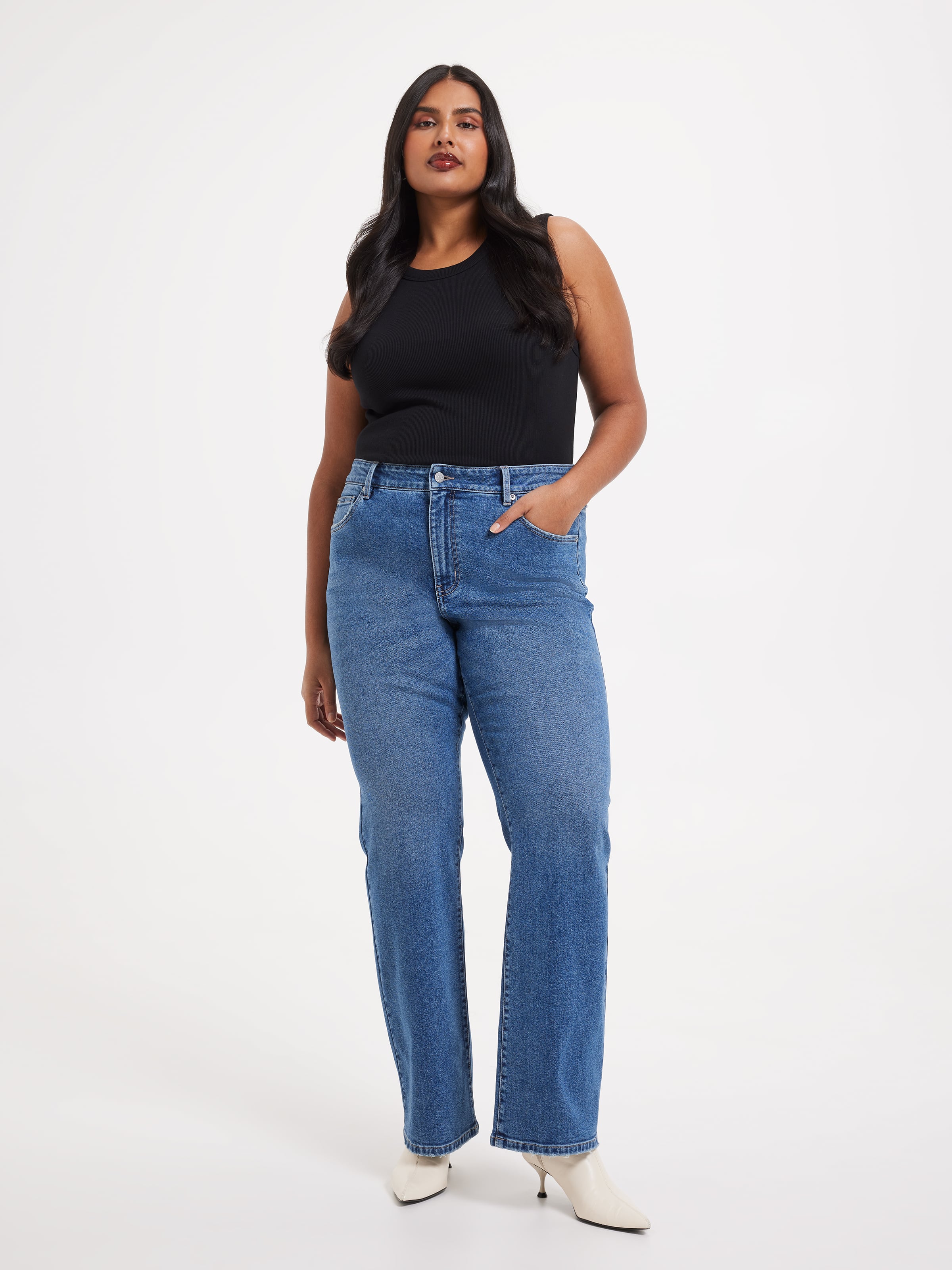 Curve Originals Mid Rise Bootcut Jean