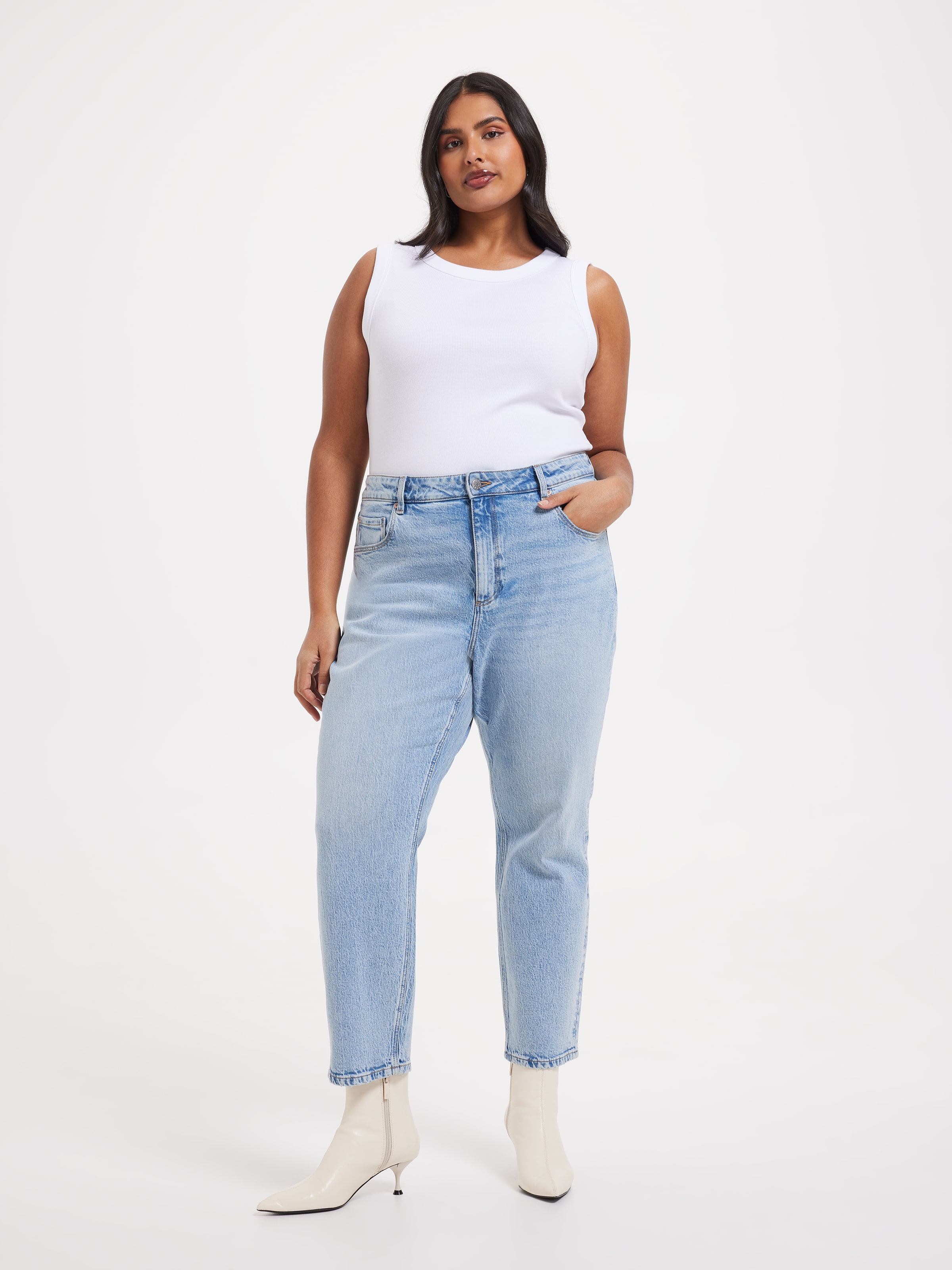 Curve Originals Sky High Mom Jean