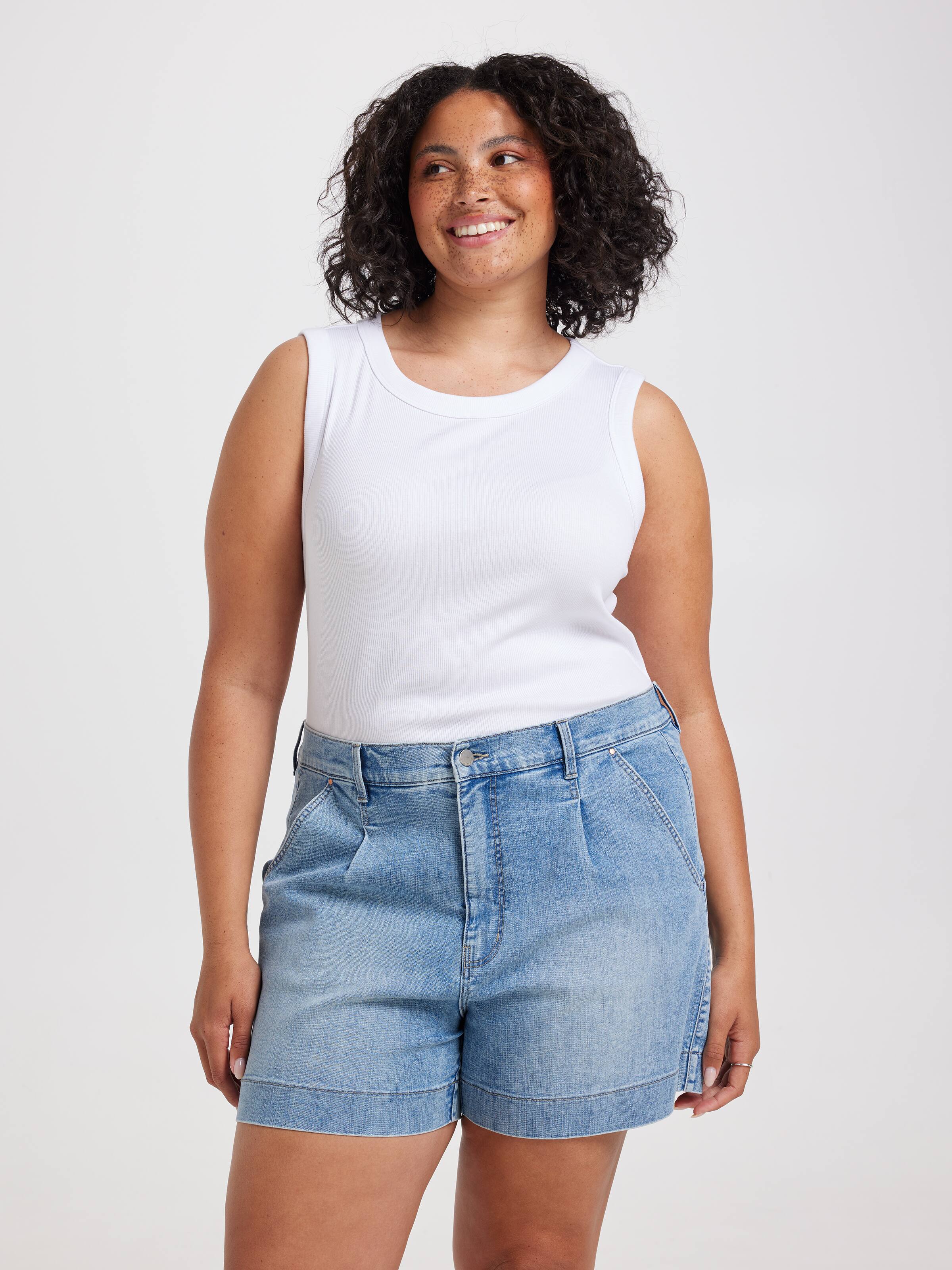Curve Originals High Rise Tailored Short