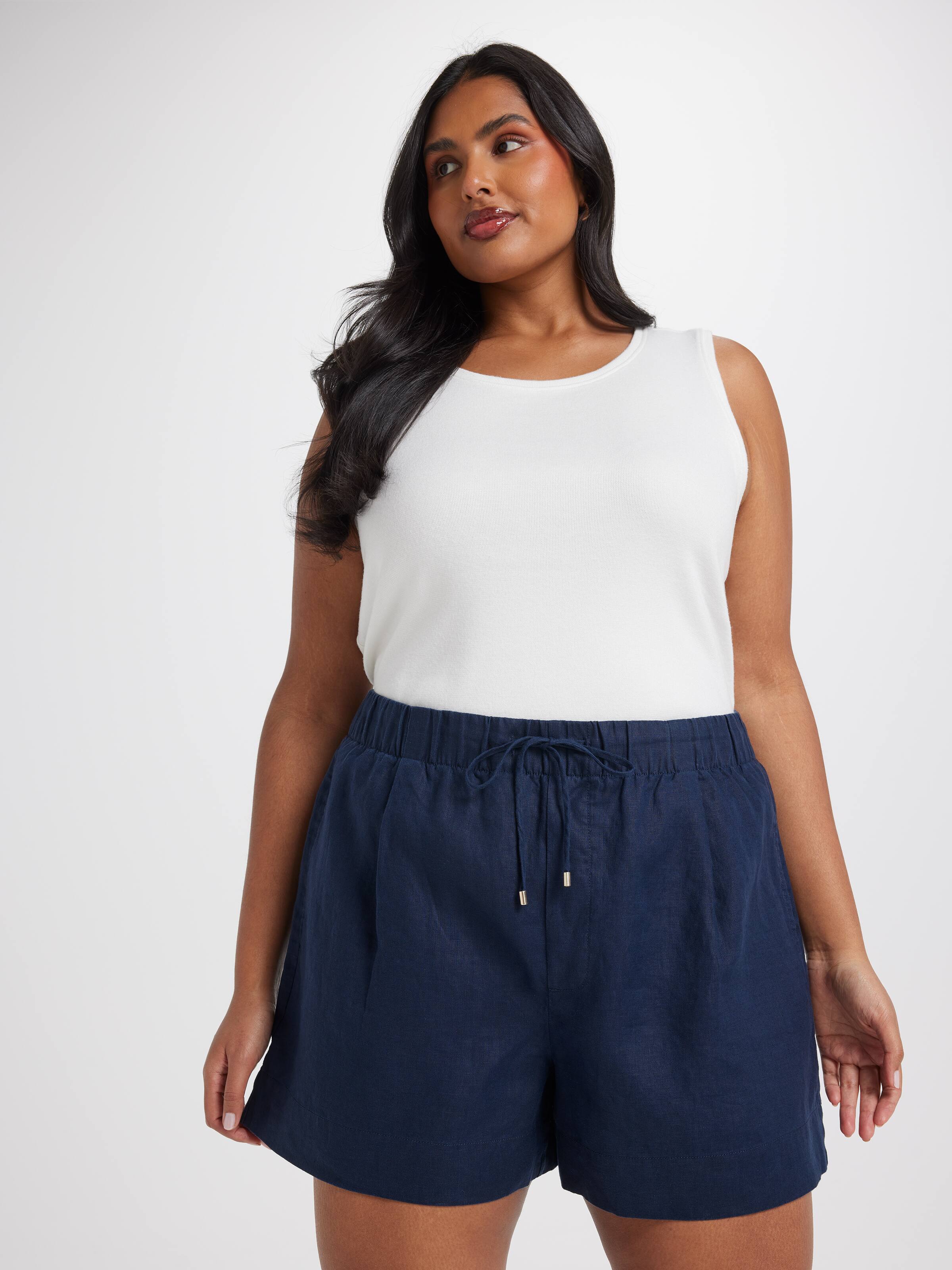 Curve Linen Jog Short