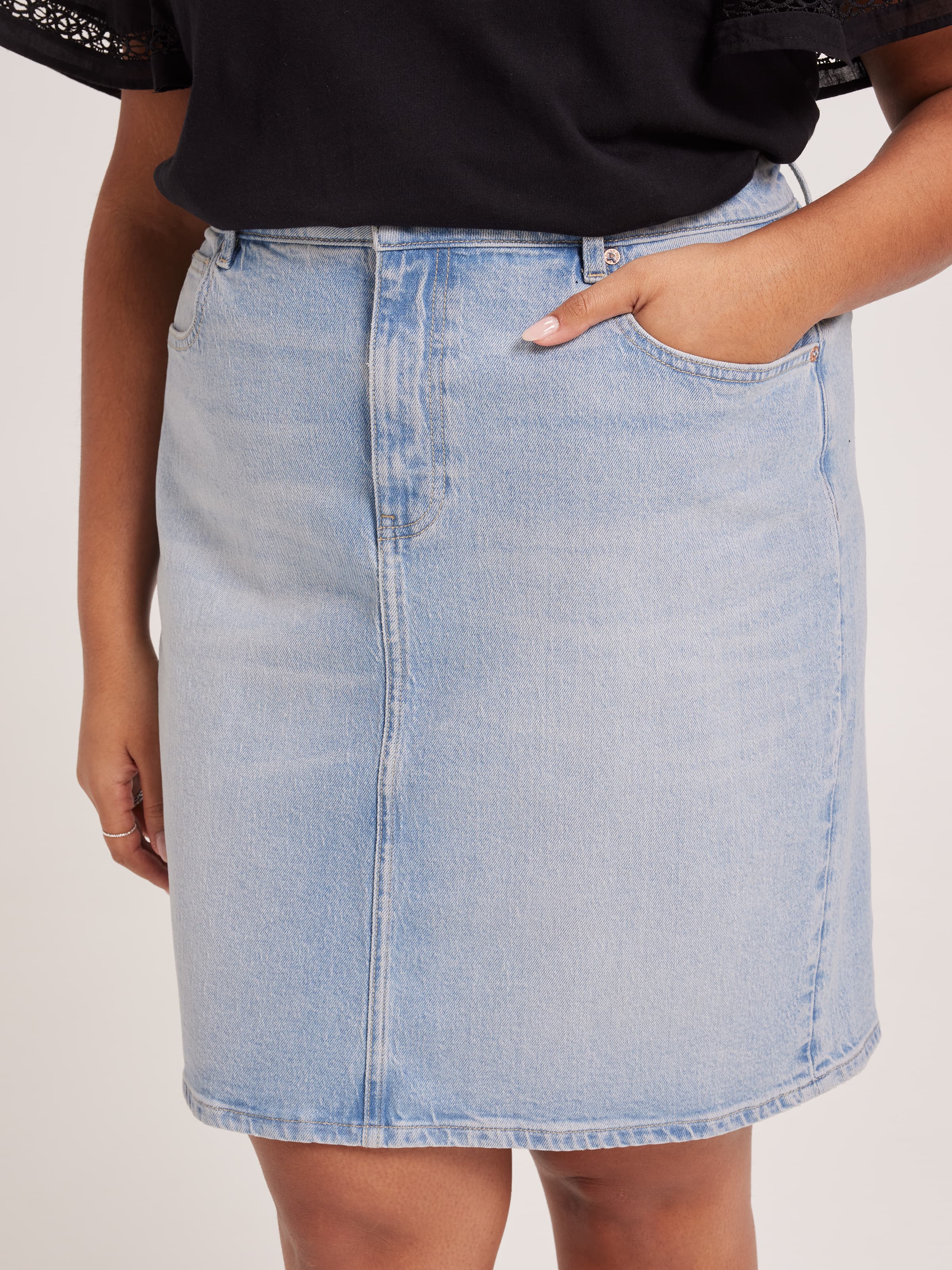 Curve Originals Above Knee Skirt