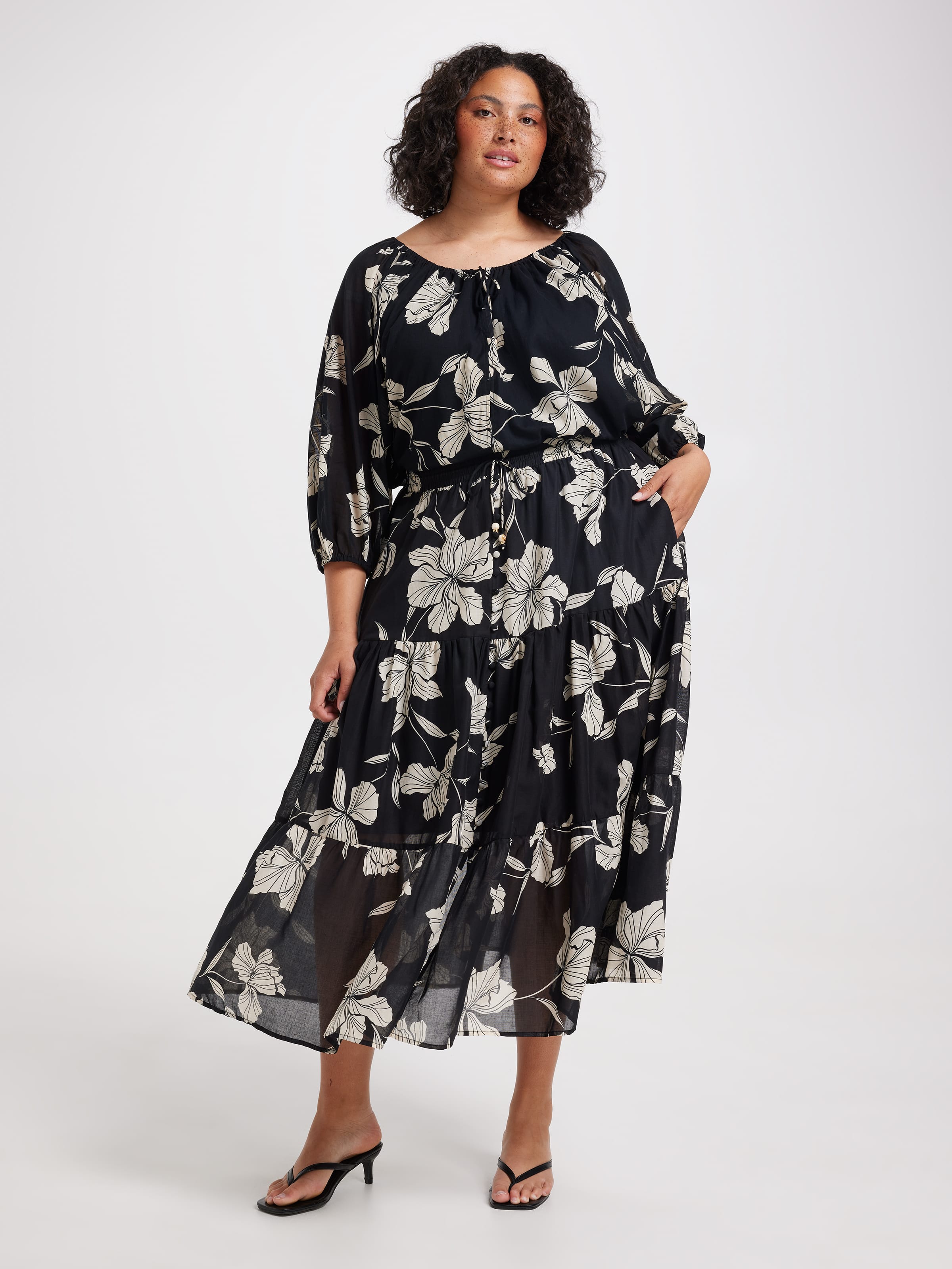 Curve Effie Full Maxi Skirt
