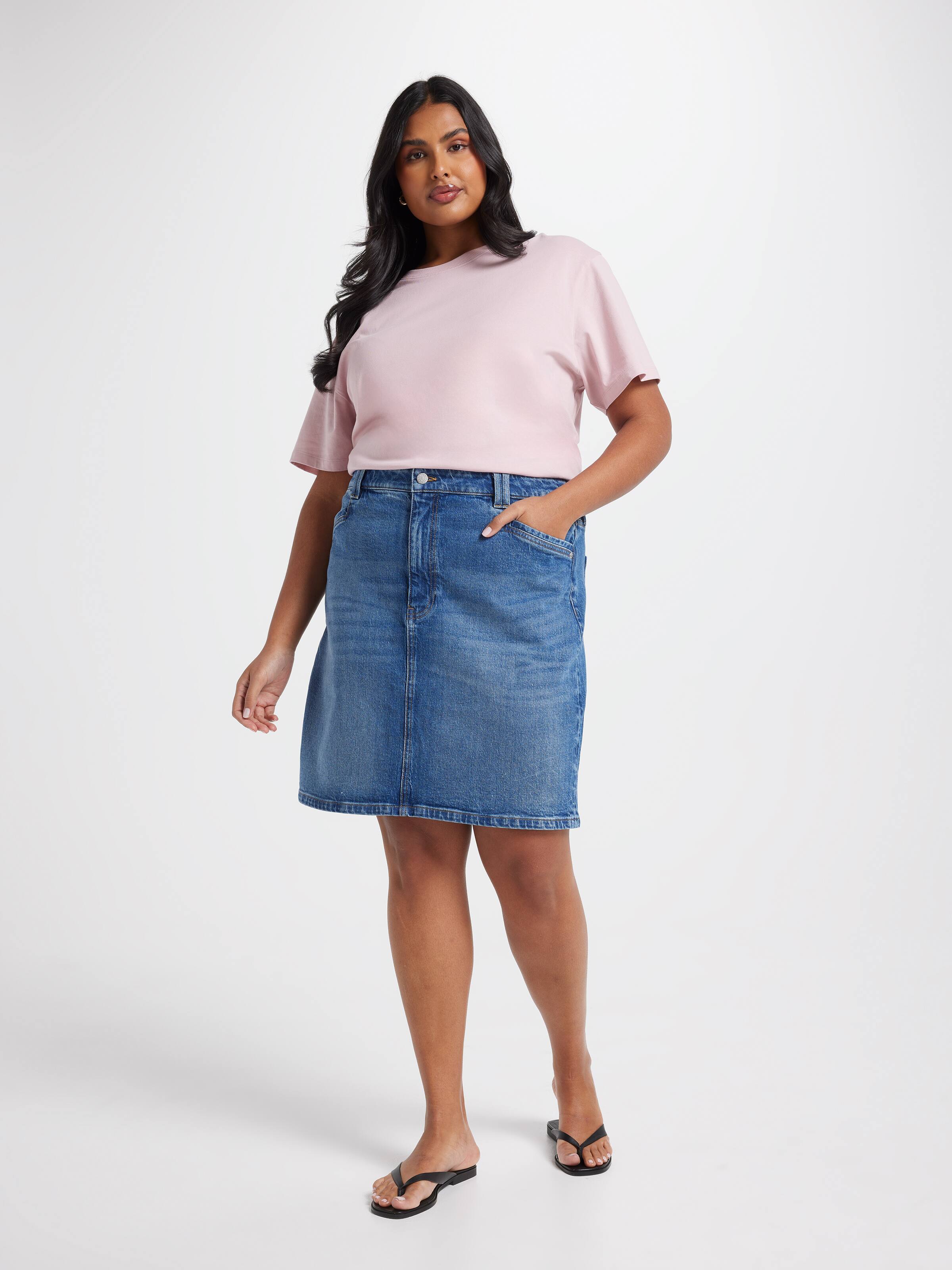 Curve Originals Above Knee Skirt