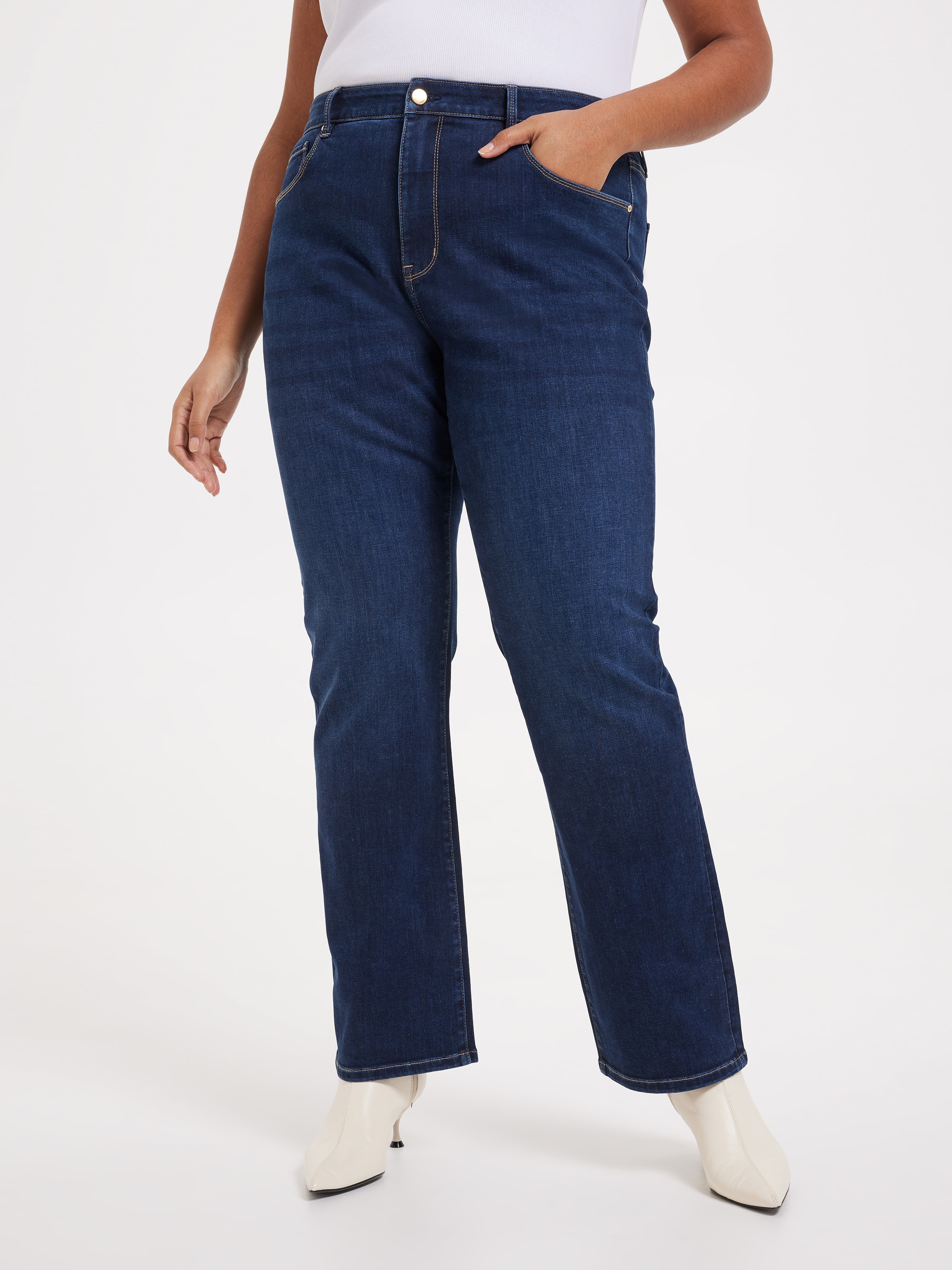 Curve Reformed High Rise Straight Jean