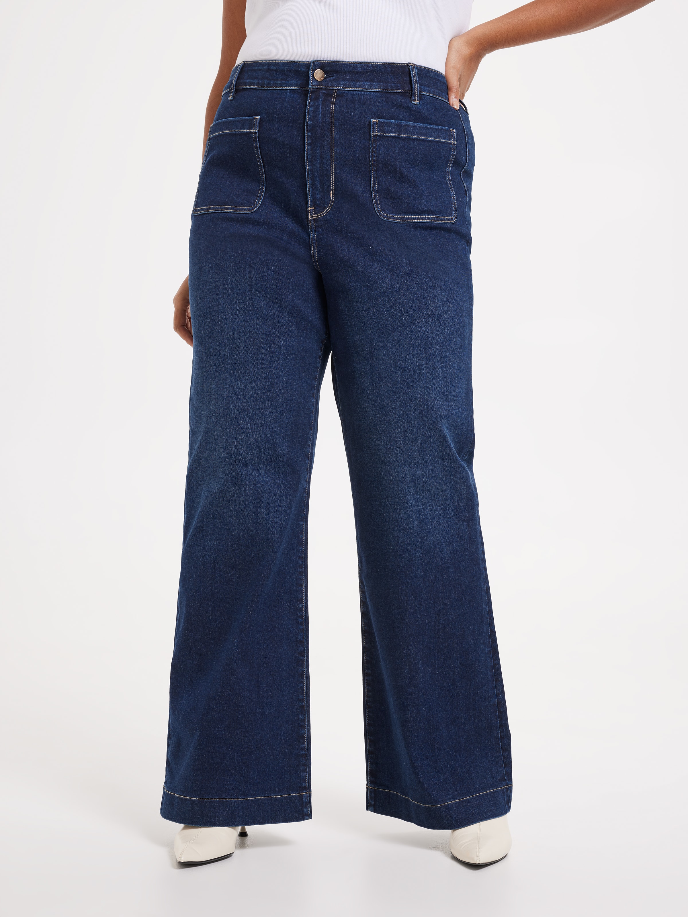 Curve Reformed High Rise Slim Wide Jean