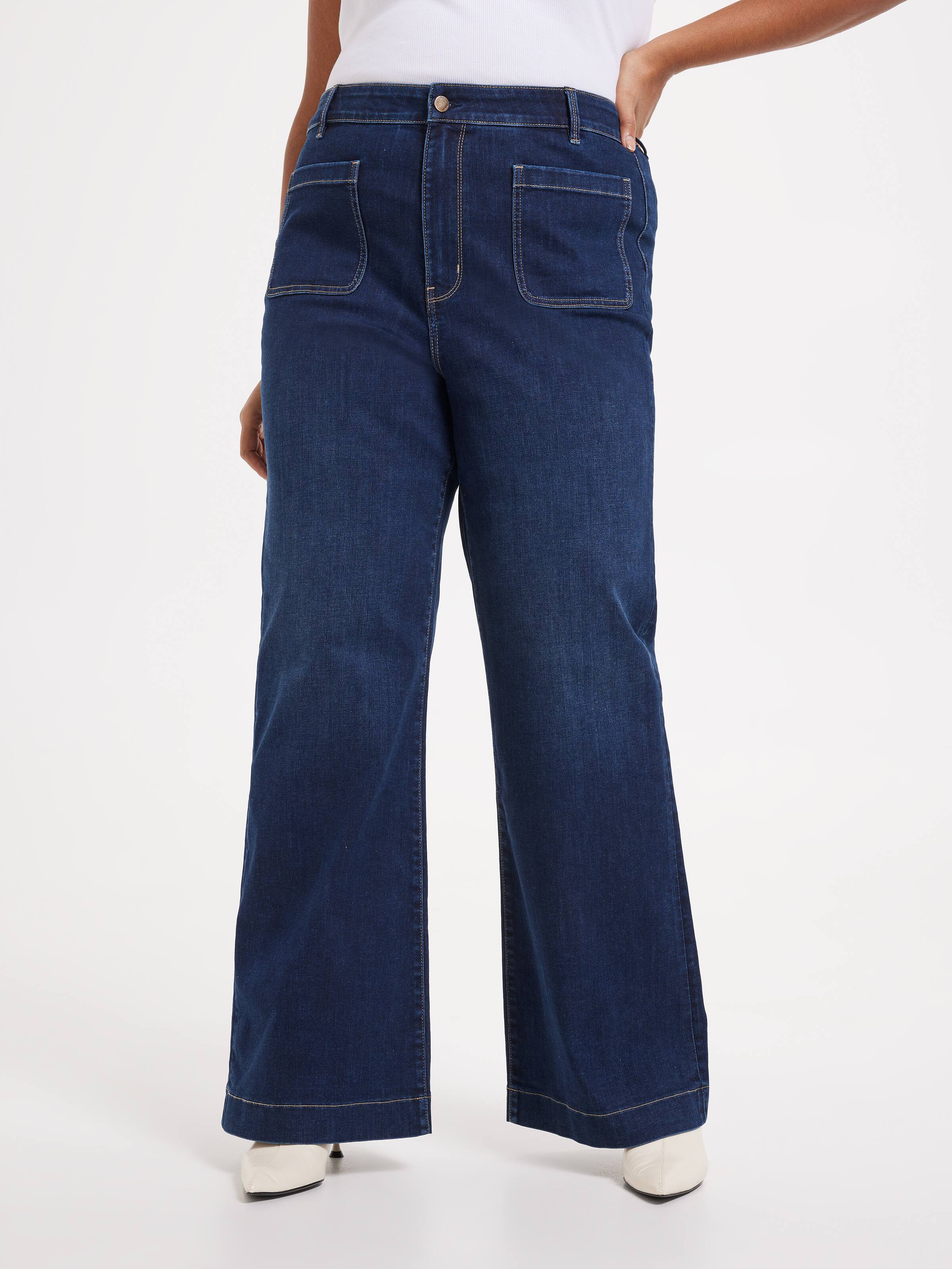 Curve Reformed High Rise Slim Wide Jean