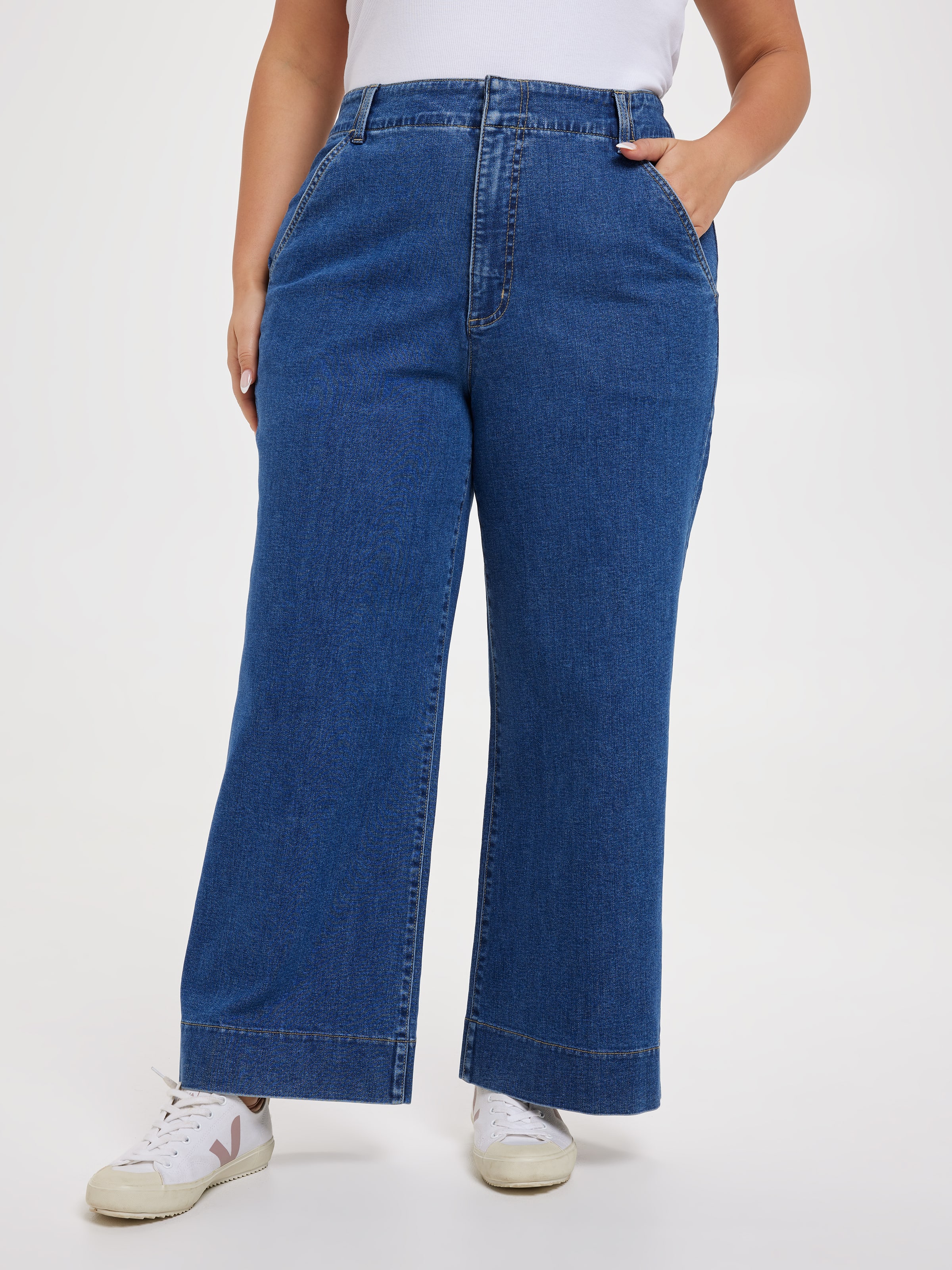 Curve Originals Tailored Wide Leg Jean