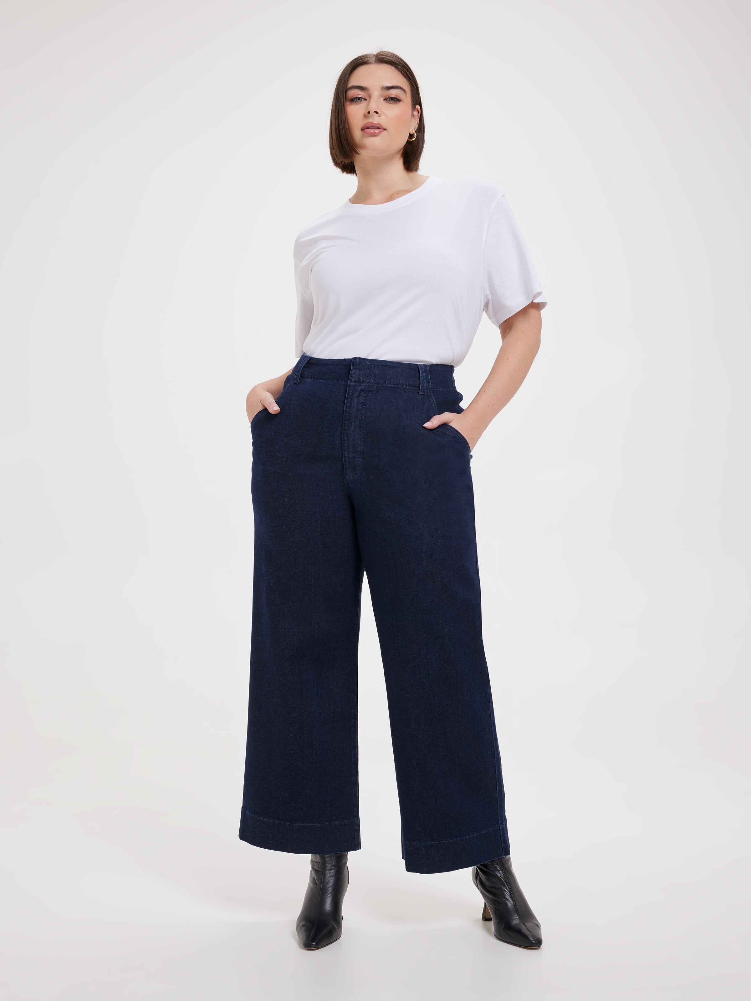 Curve Originals Tailored Wide Leg Jean