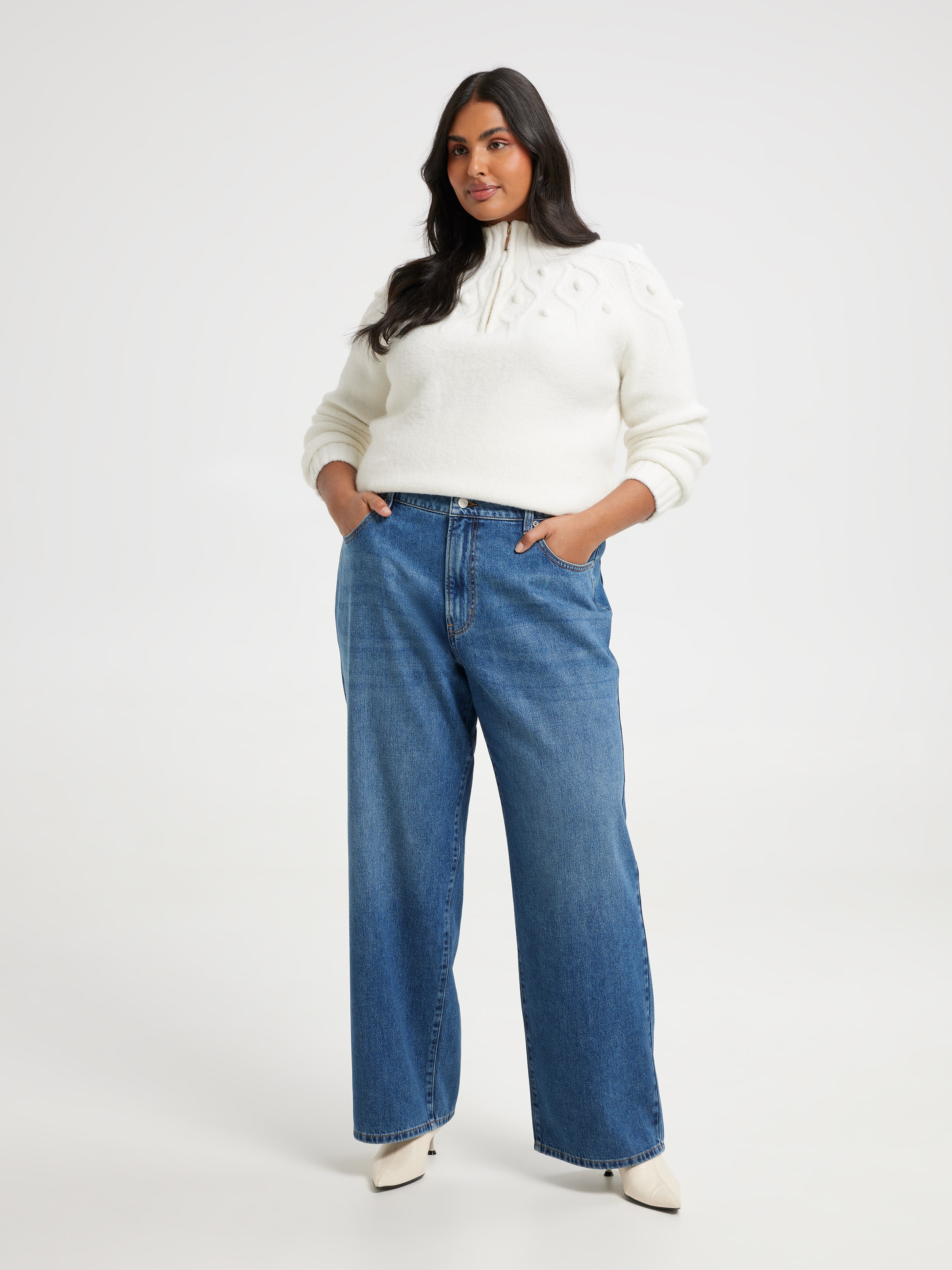 Curve Originals Mid Rise Baggy Jean
