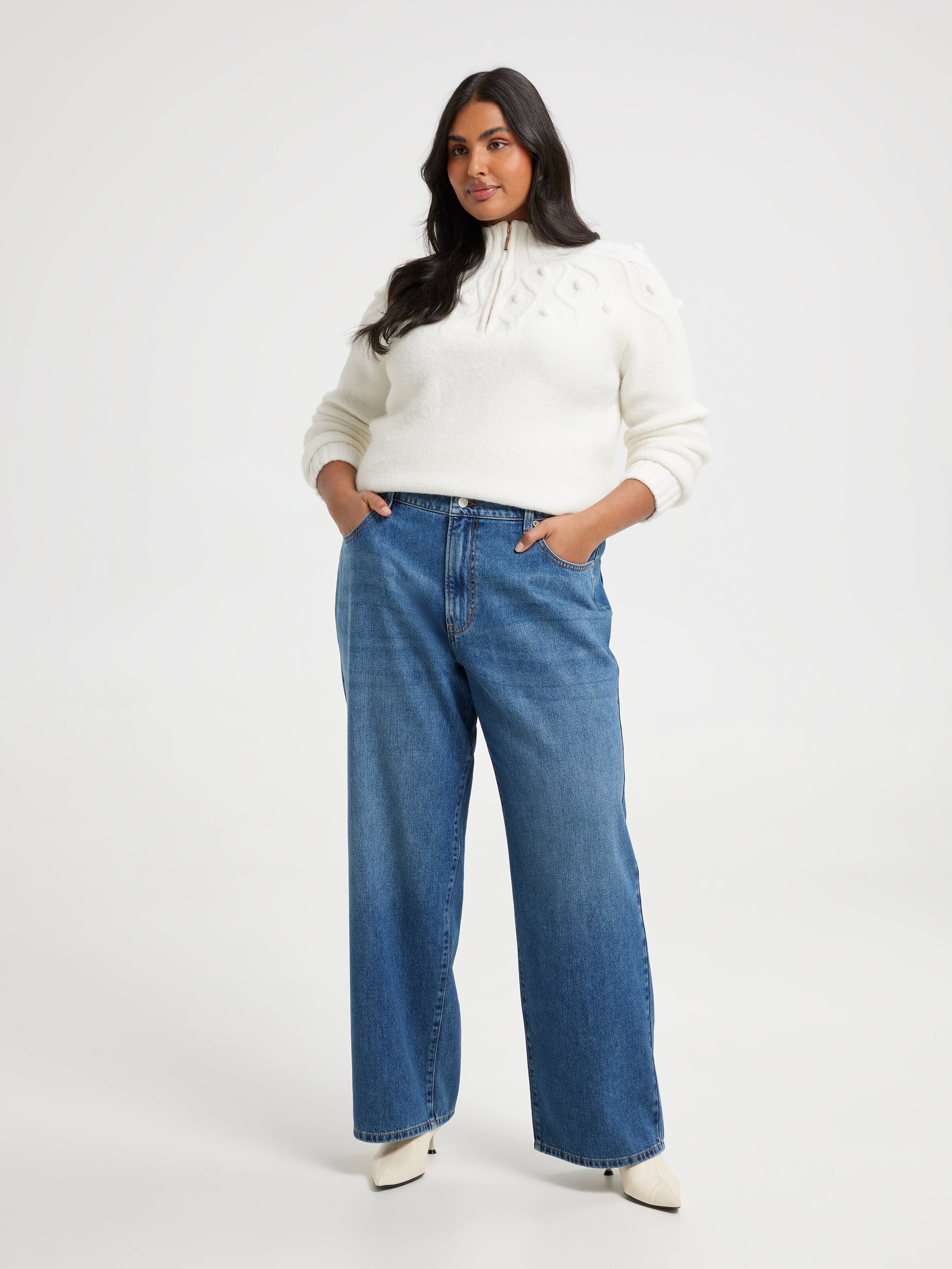 Curve Originals Mid Rise Baggy Jean