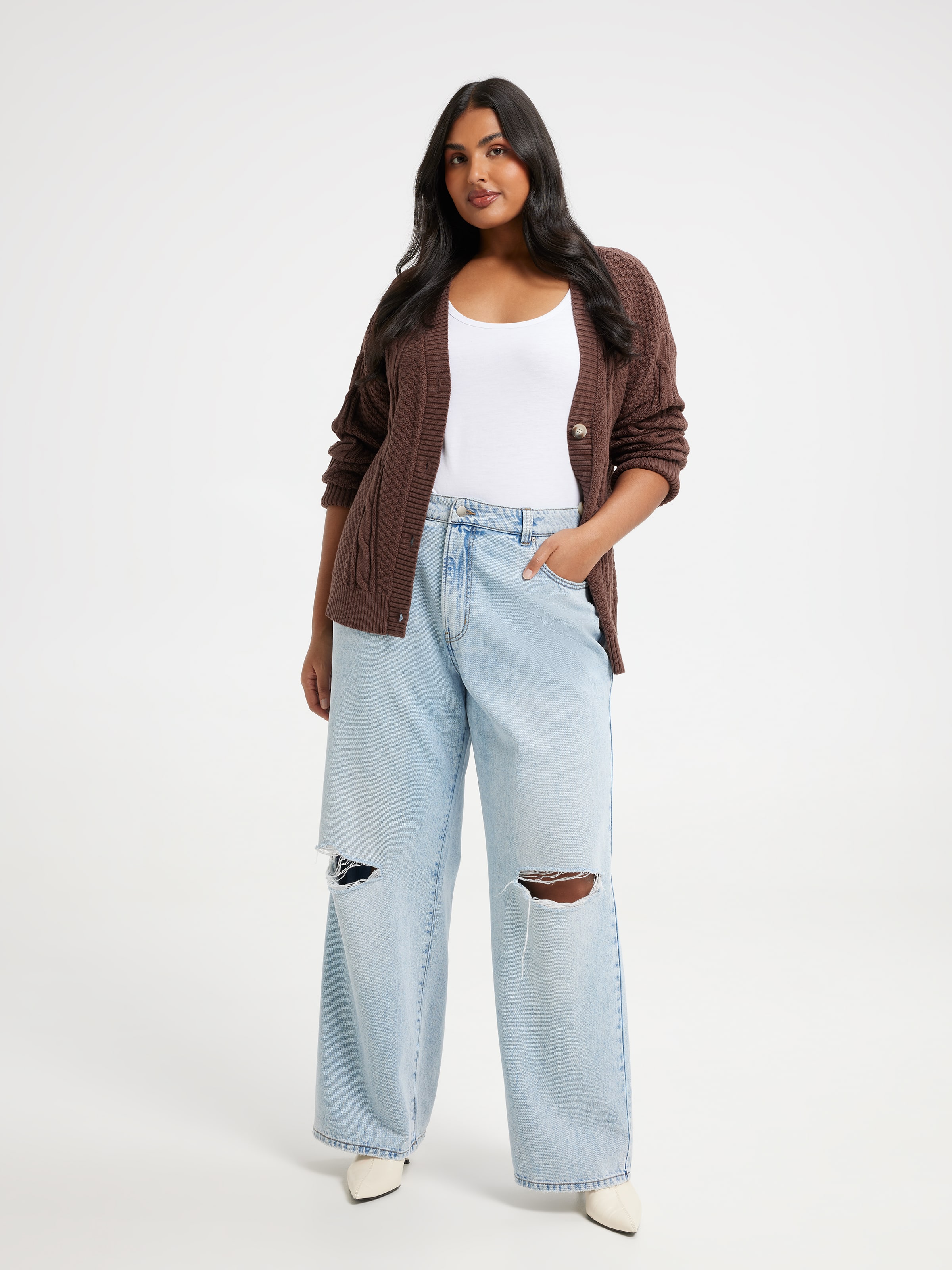 Curve Originals Mid Rise Baggy Jean