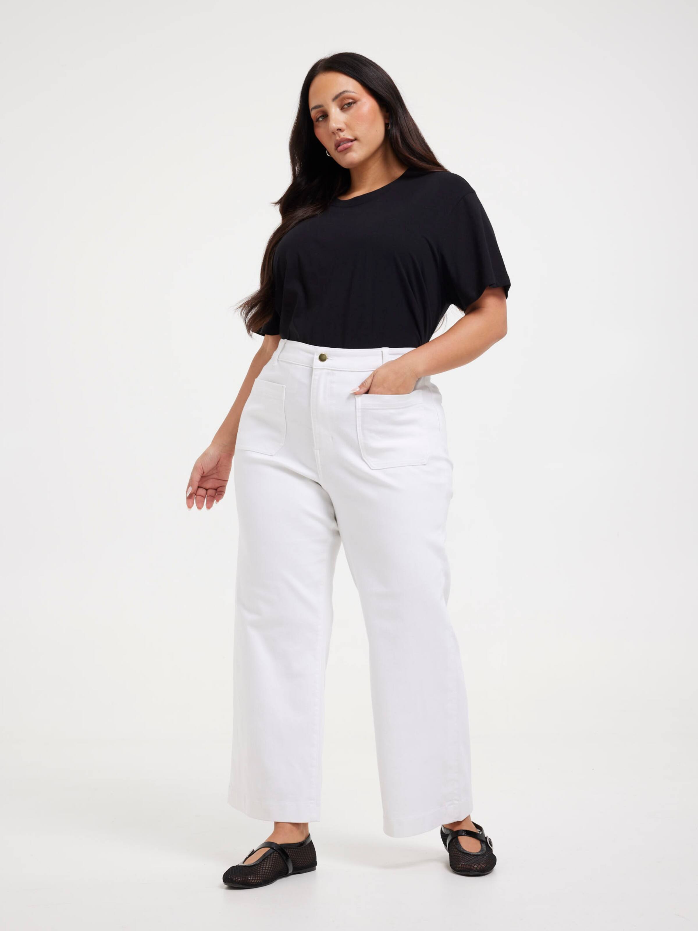 Curve Reformed Sky High Slim Wide Ankle Jean