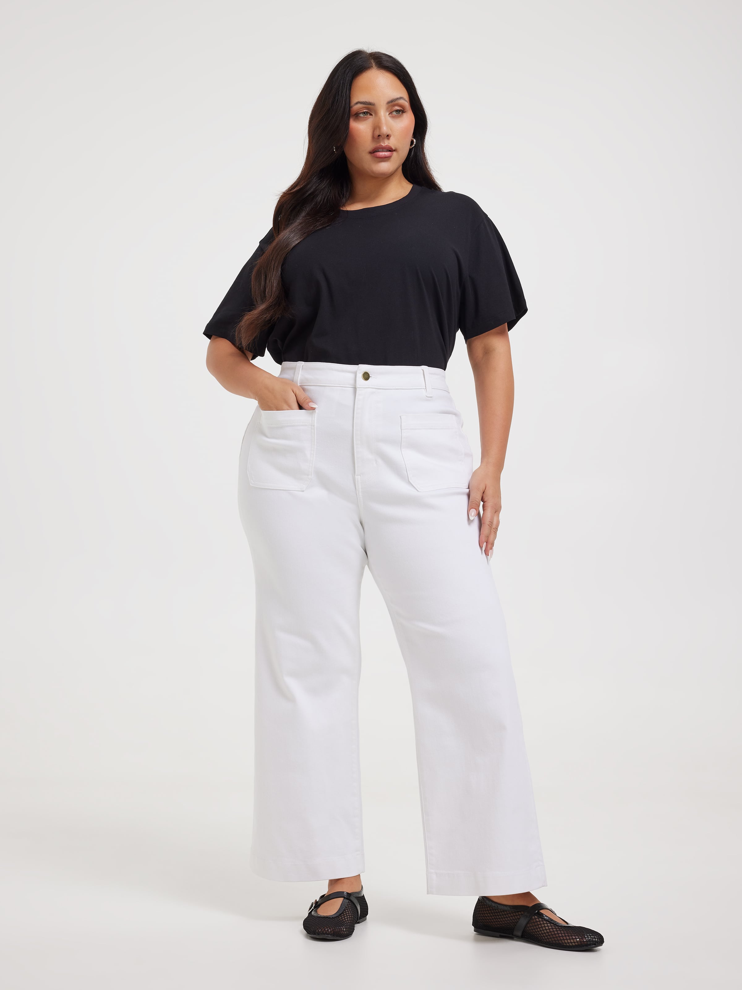 Curve Reformed Sky High Slim Wide Ankle Jean