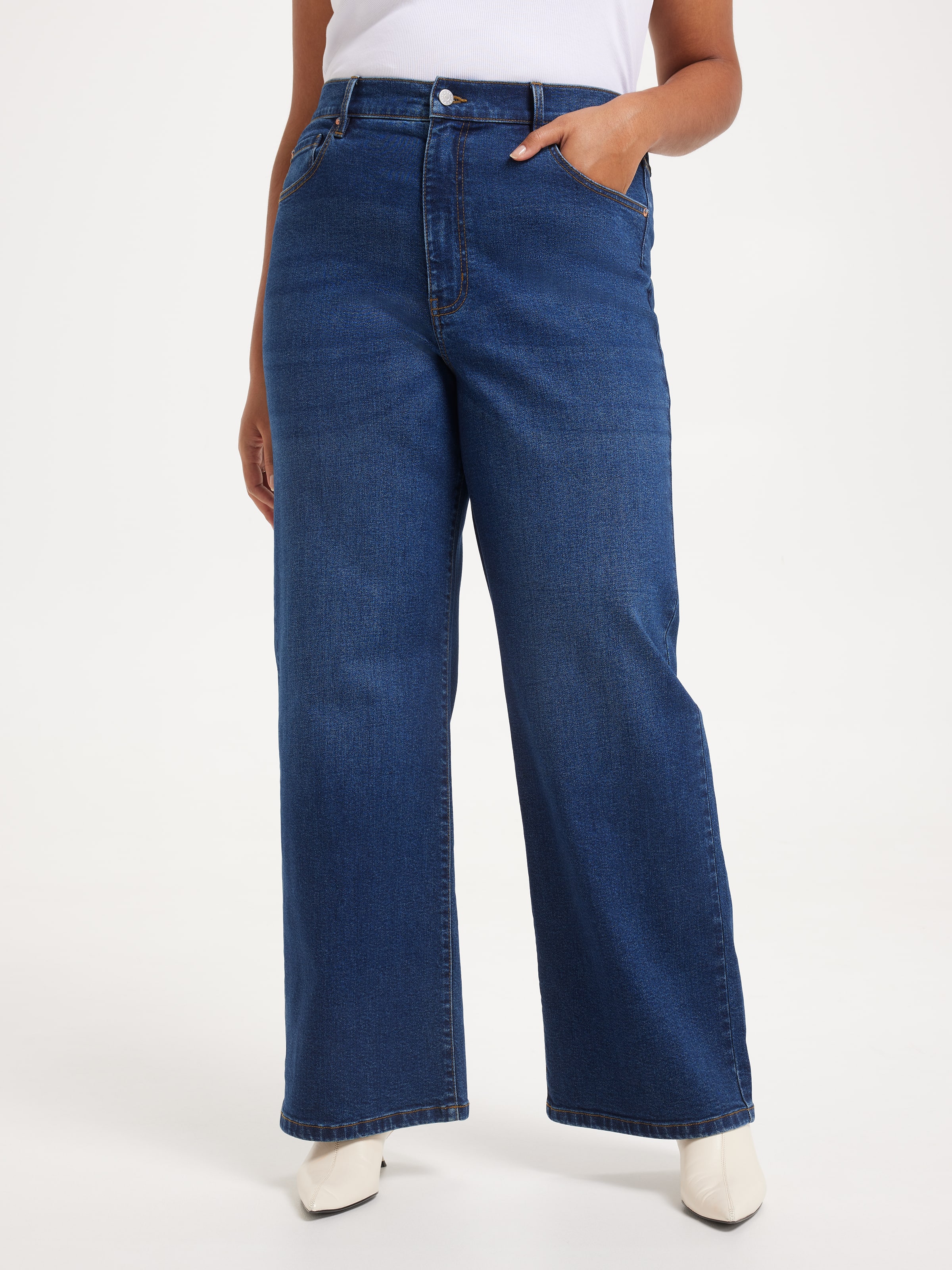 Curve Originals High Rise Wide Leg Jean