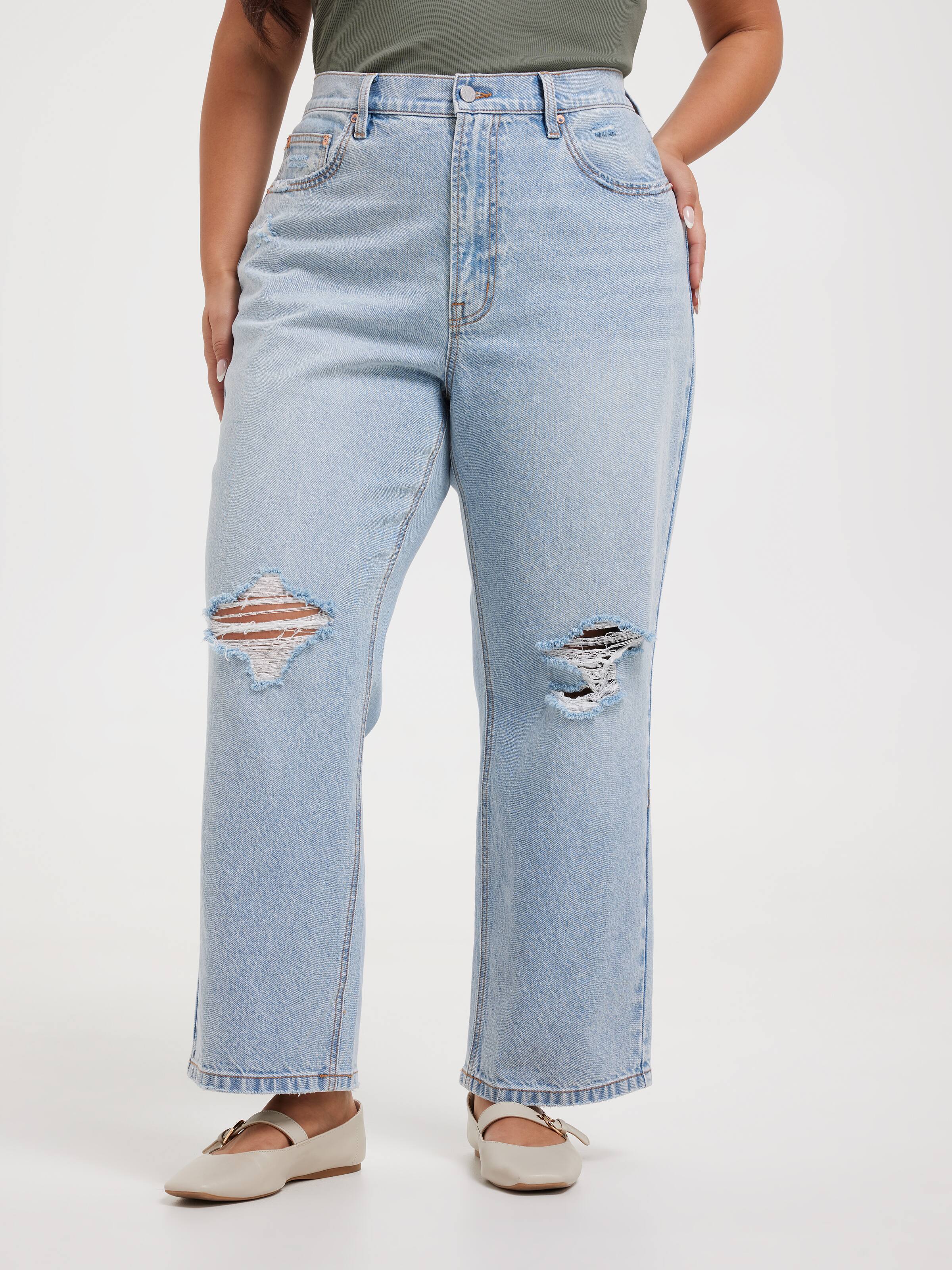 Curve Originals Almost Rigid Straight Jean