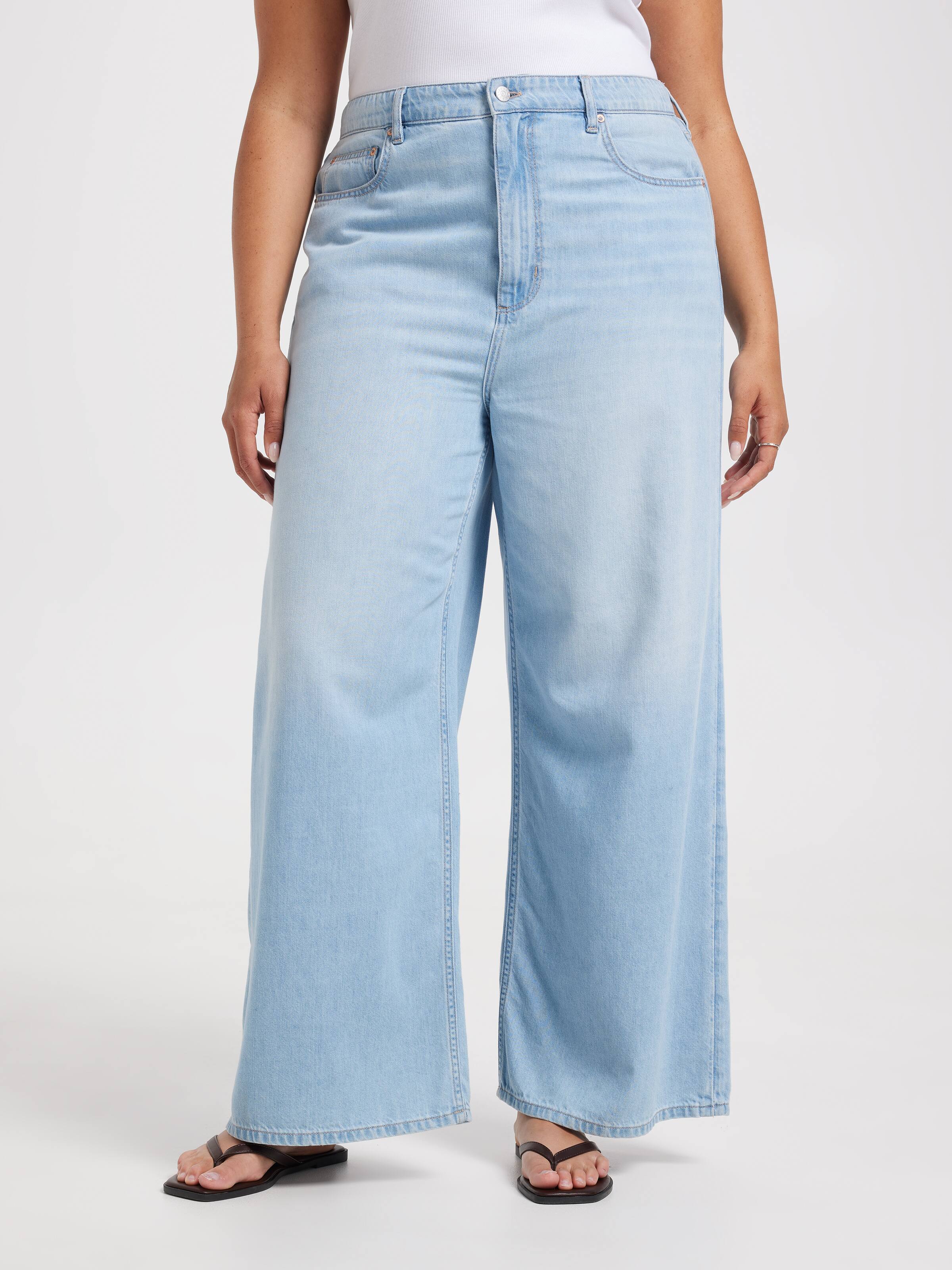 Curve Liquid High Rise Palazzo Jean