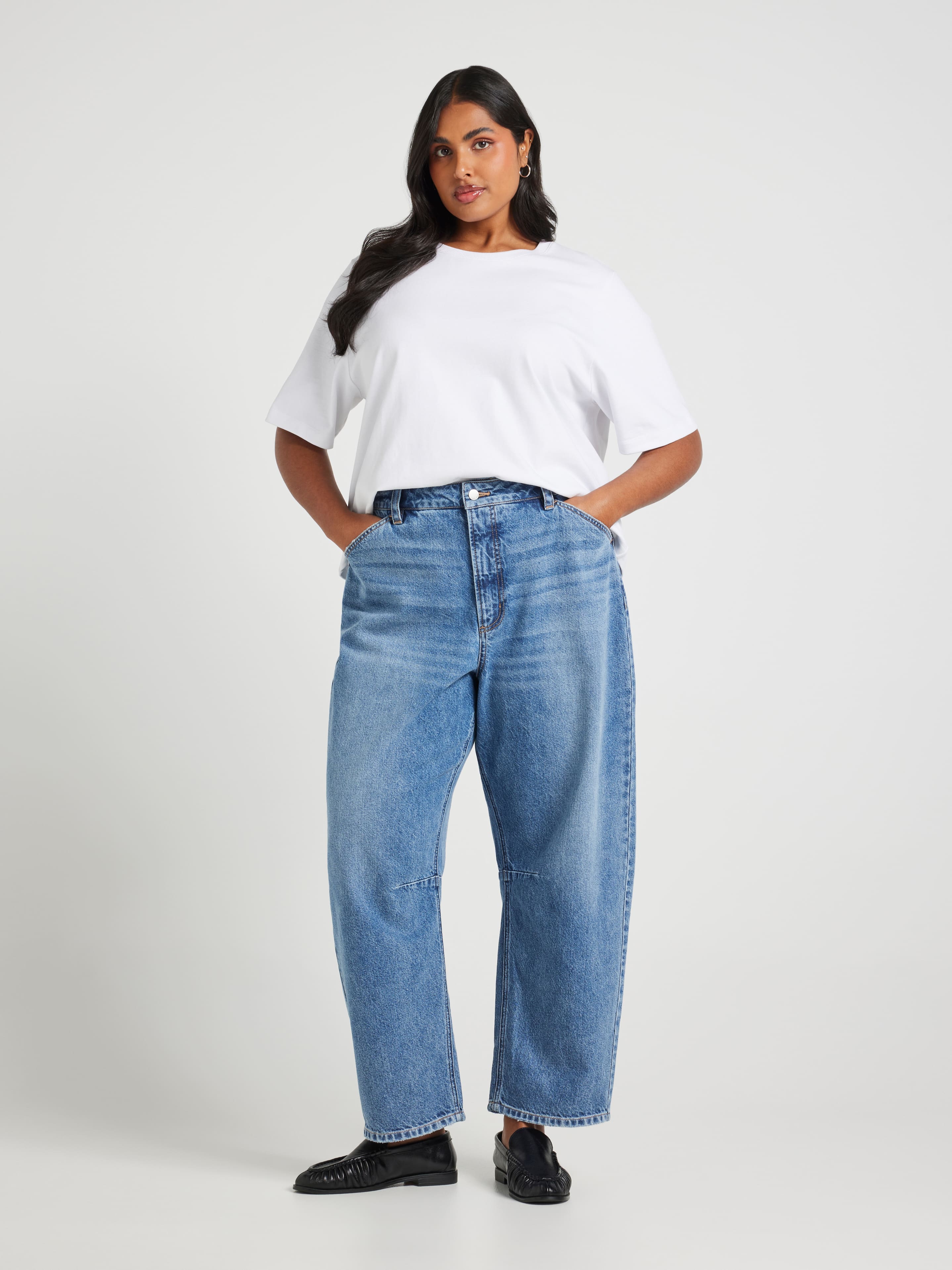 Curve Originals High Rise Sofia Barrel Jean