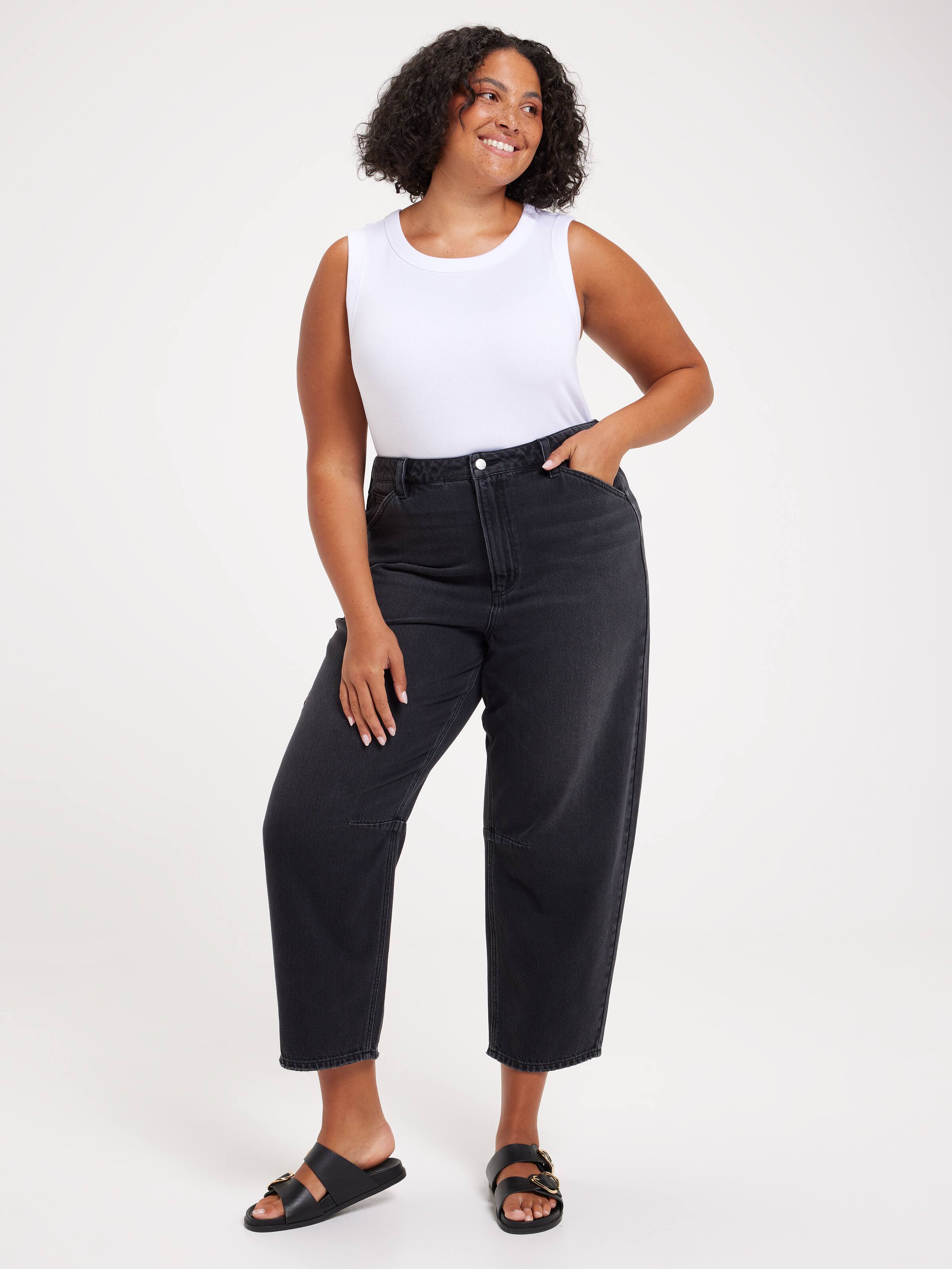 Curve Originals High Rise Sofia Barrel Jean