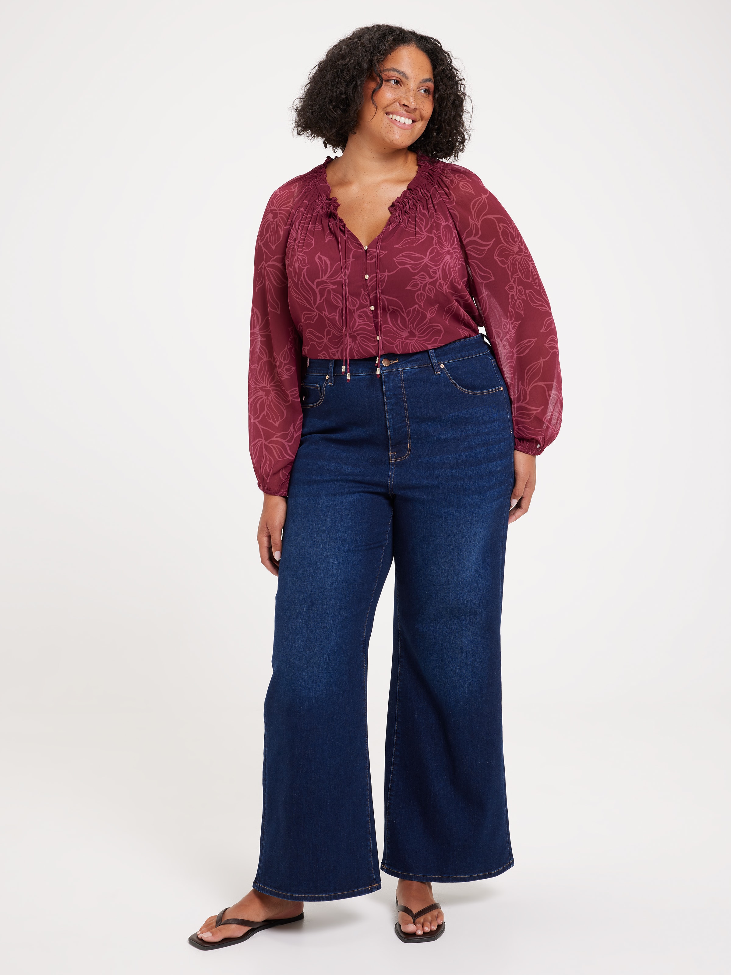 Curve Reformed High Rise Wide Leg Jean