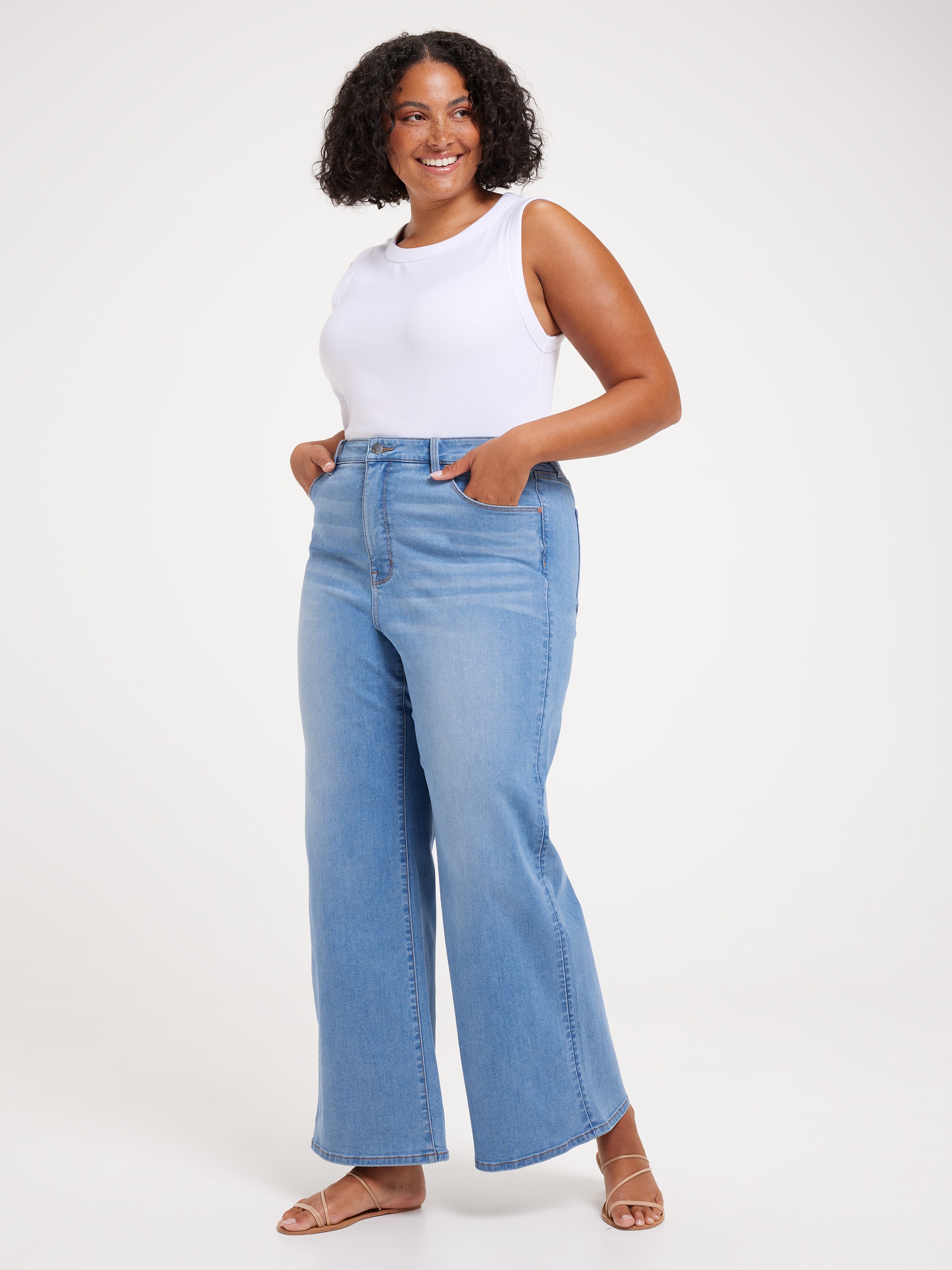 Curve Reformed High Rise Wide Leg Jean