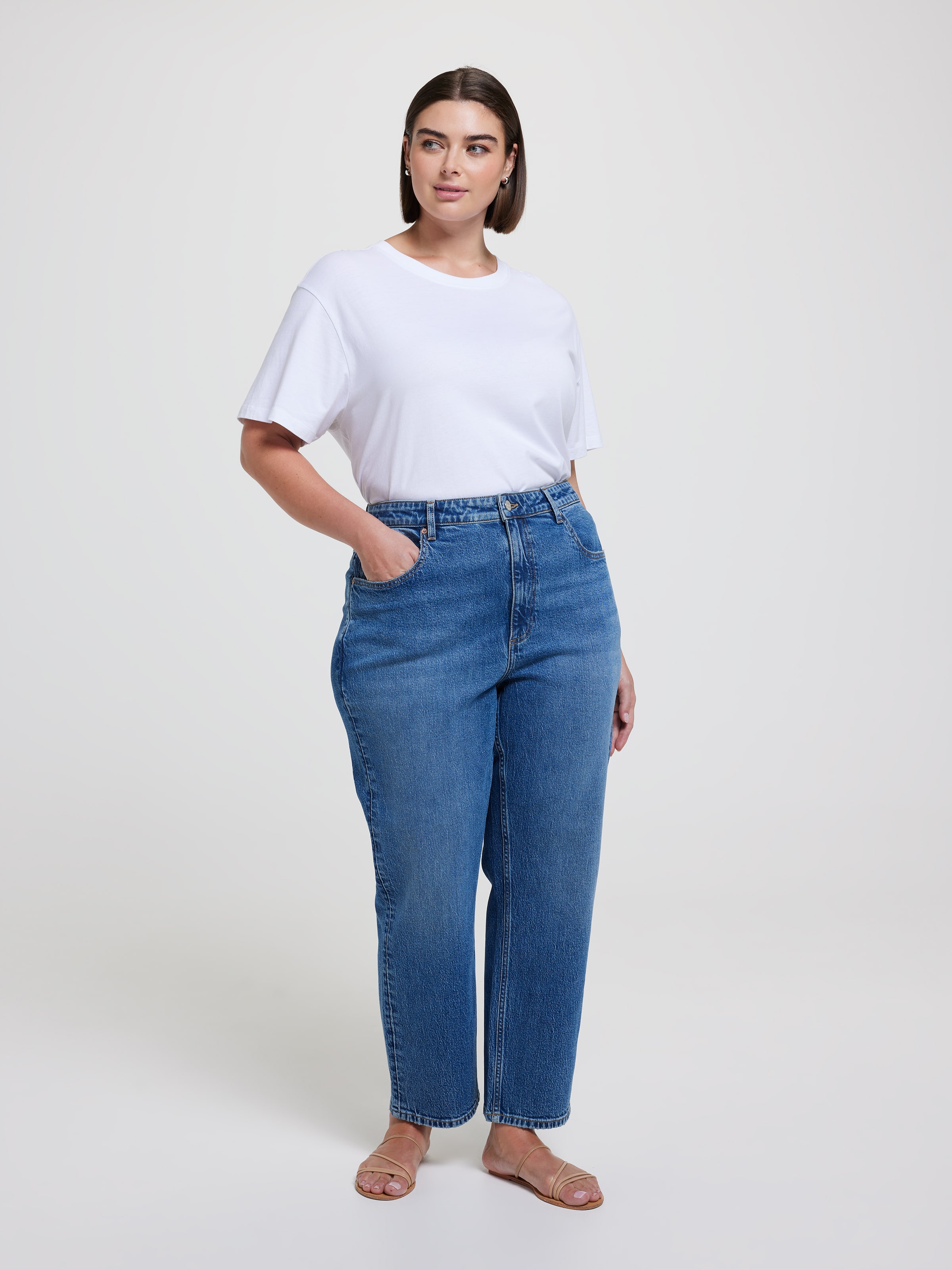 Curve Originals High Rise Mom Jean