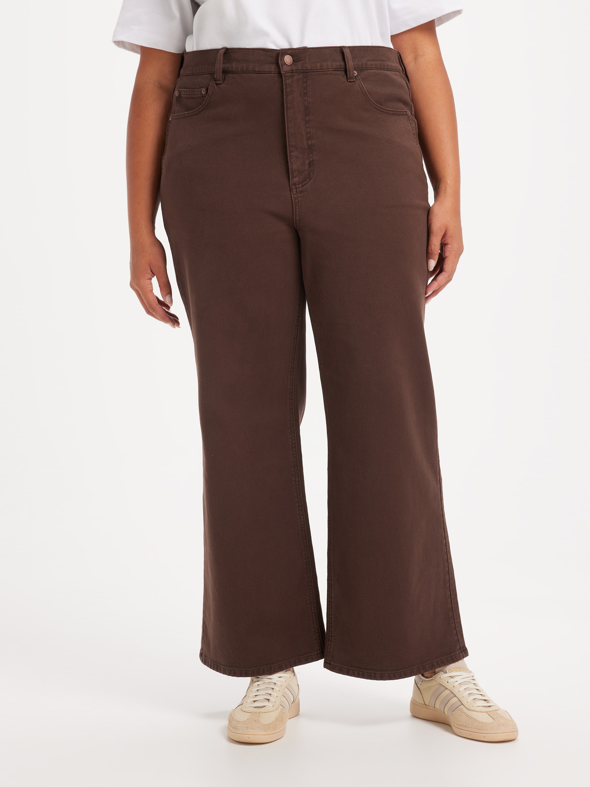 Curve Originals Stevie Adjustable Waist Wide Leg Jean