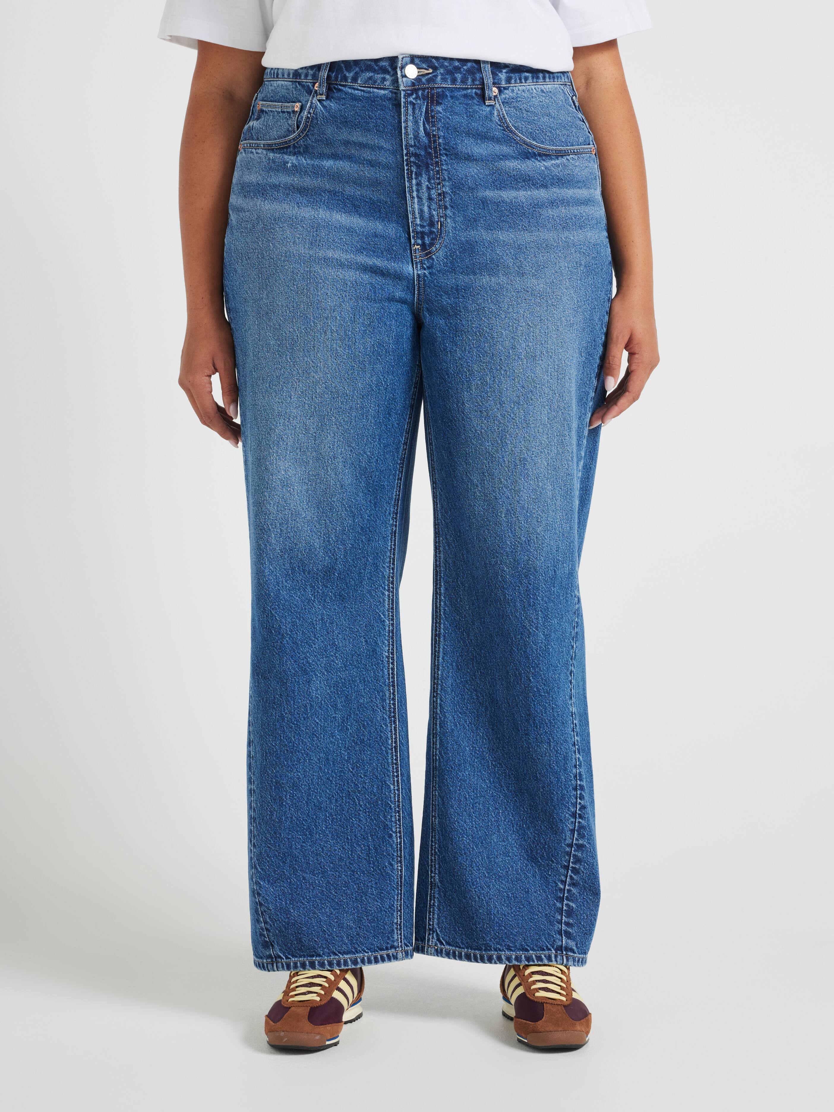 Curve Originals Twist Seam Wide Leg Jean