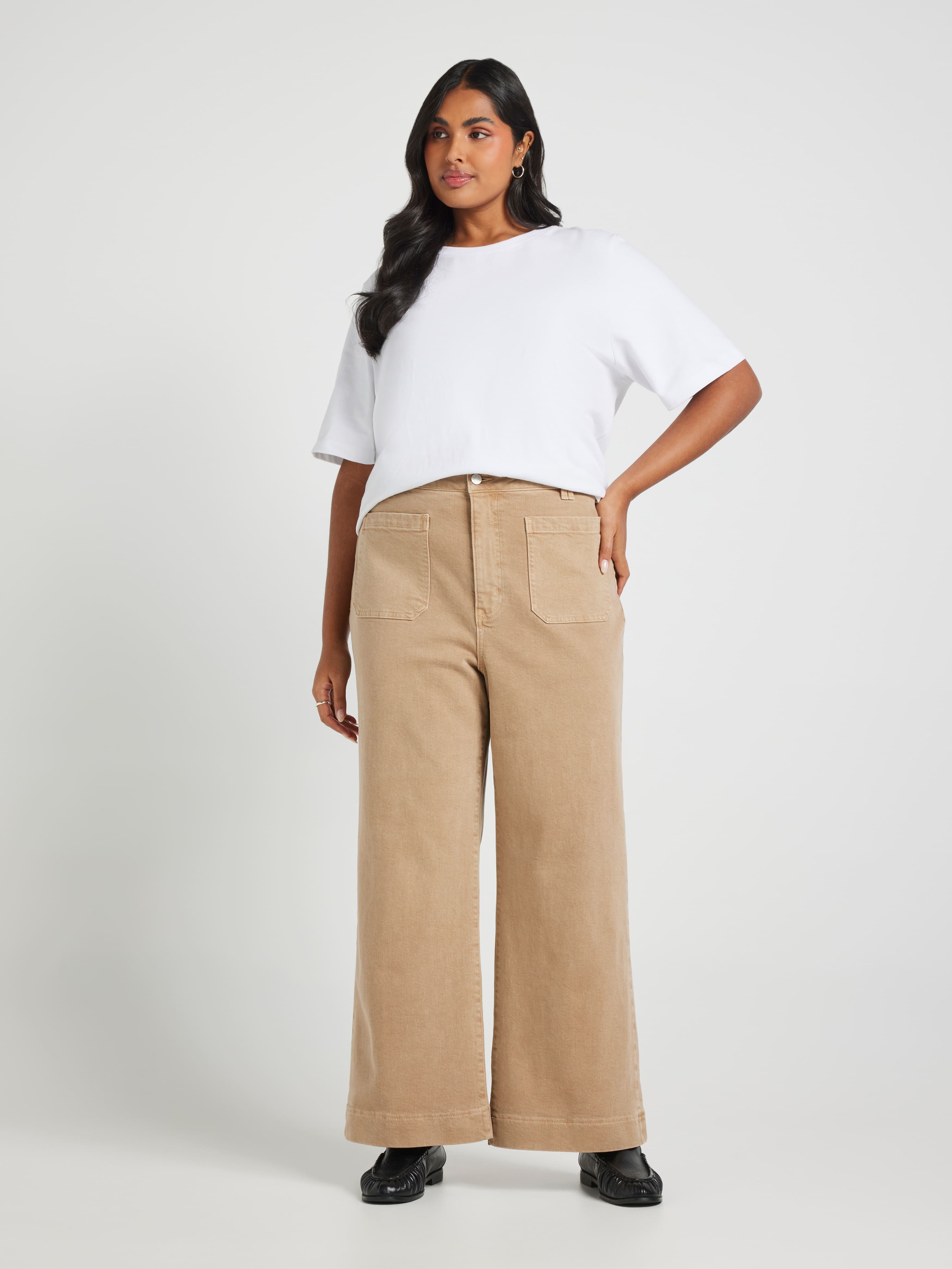 Curve Originals Patch Pocket Wide Ankle Jean