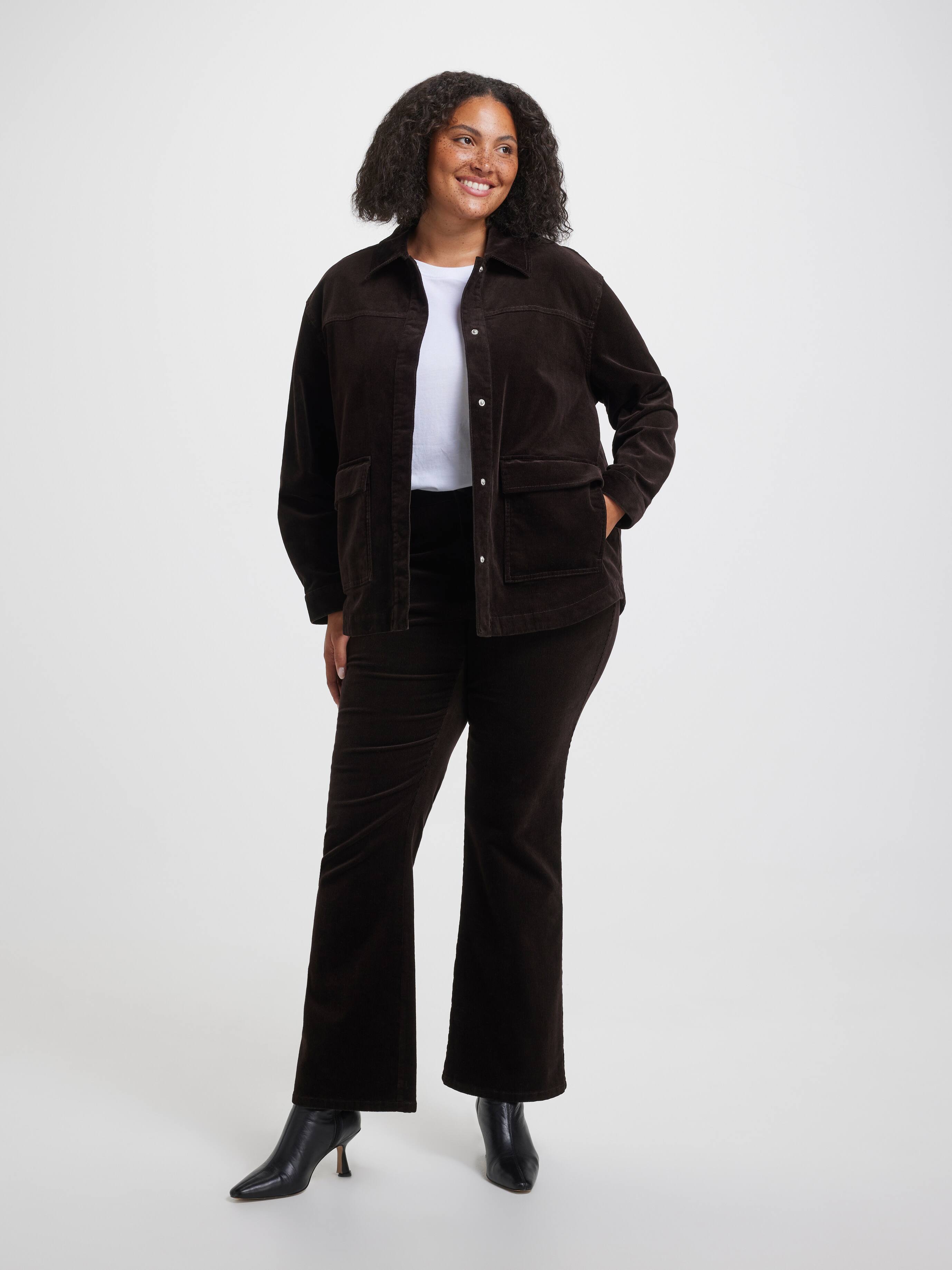 Curve Cord High Rise Bootcut Jean