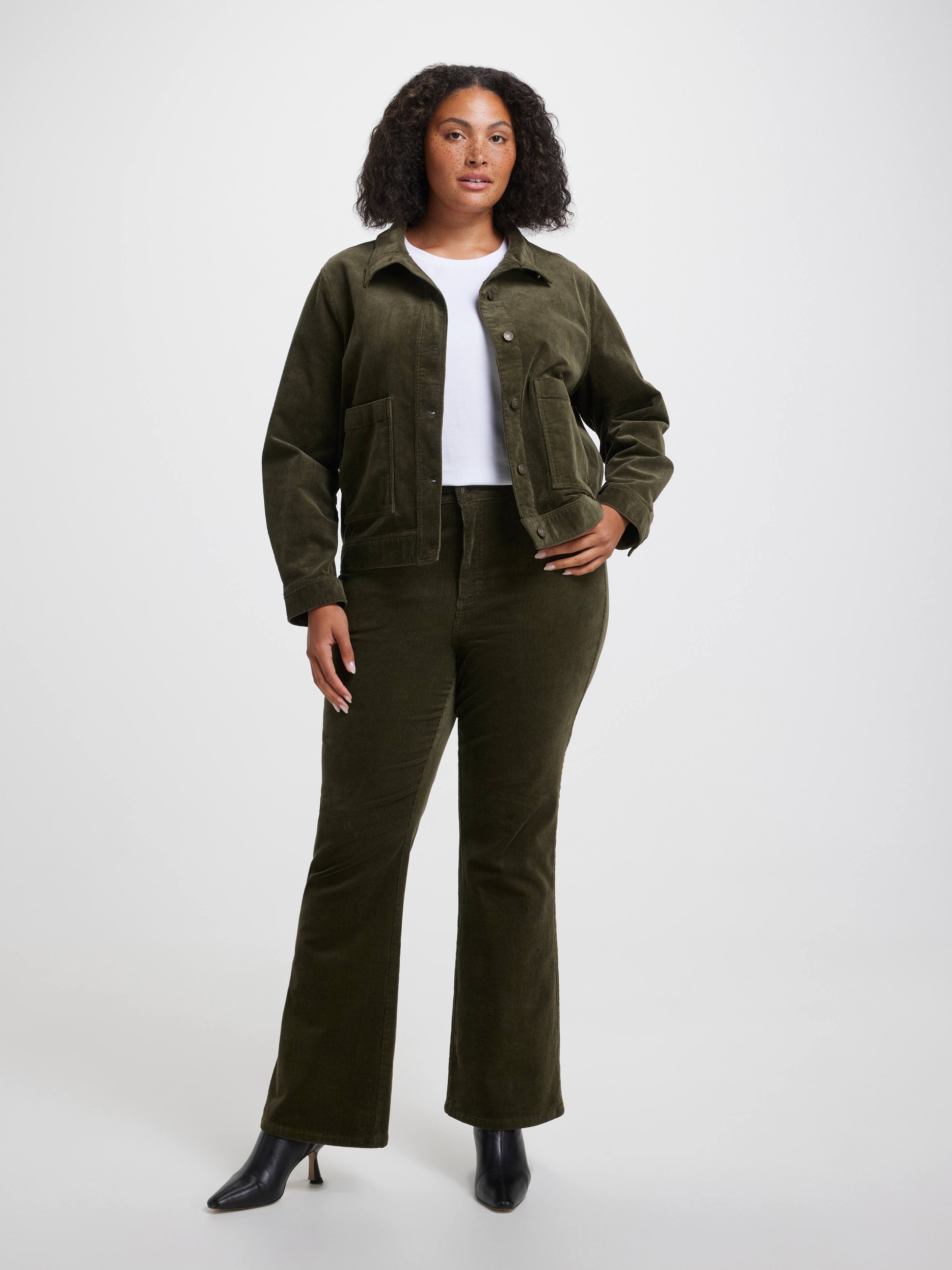 Curve Cord High Rise Bootcut Jean