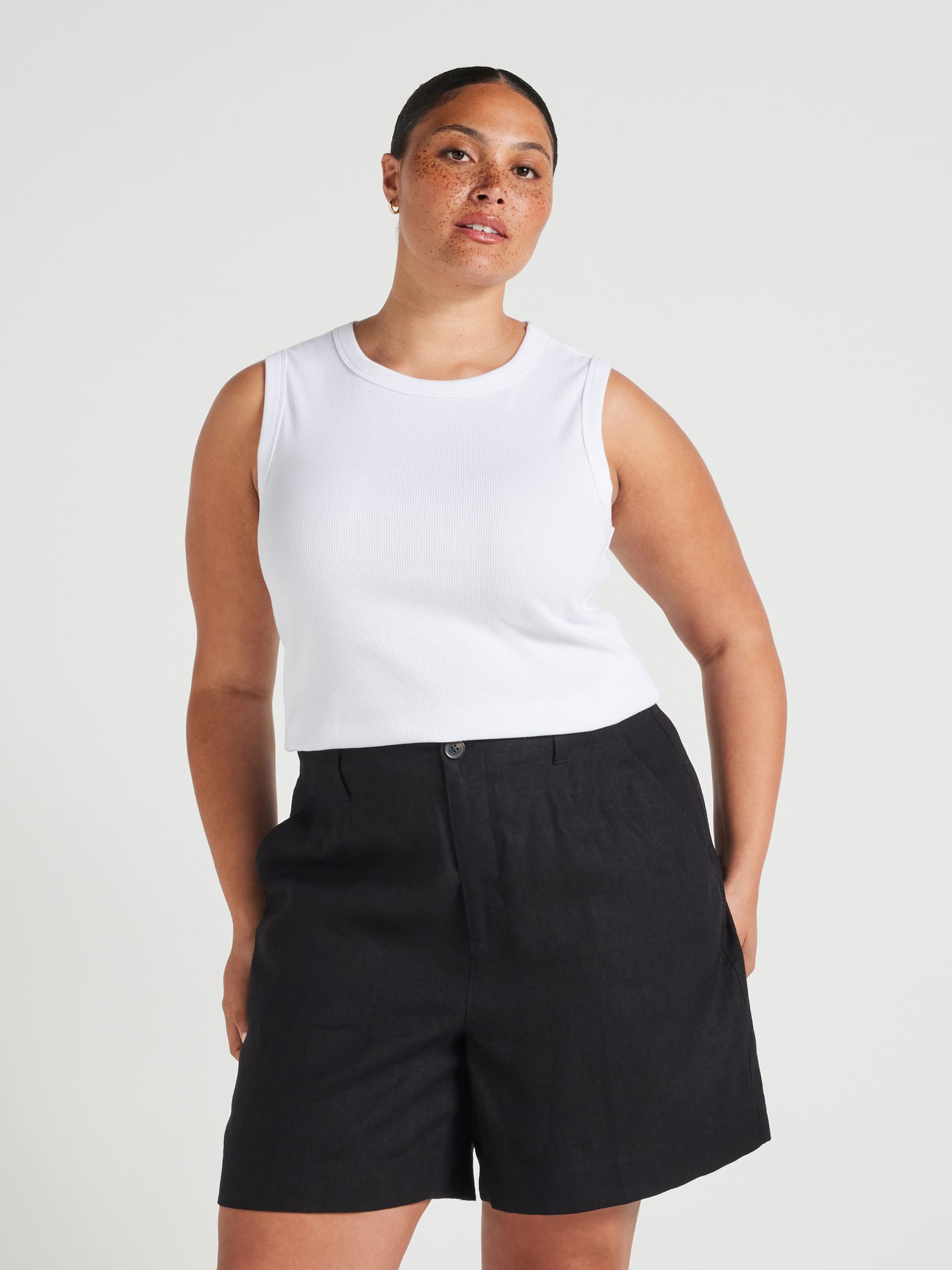 Curve Belmont High Rise Linen Short