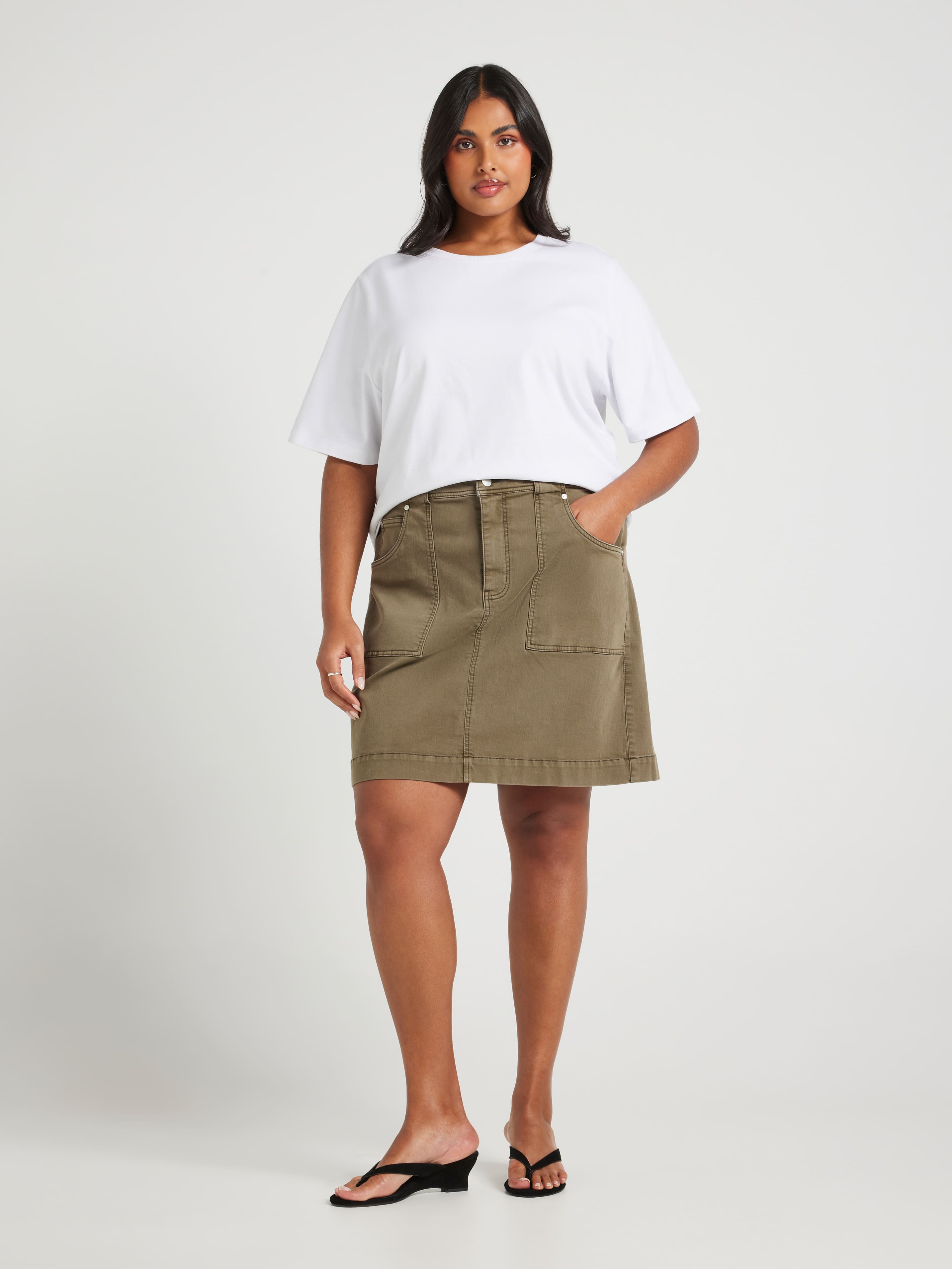 Curve Amaze Tara Utility Skirt