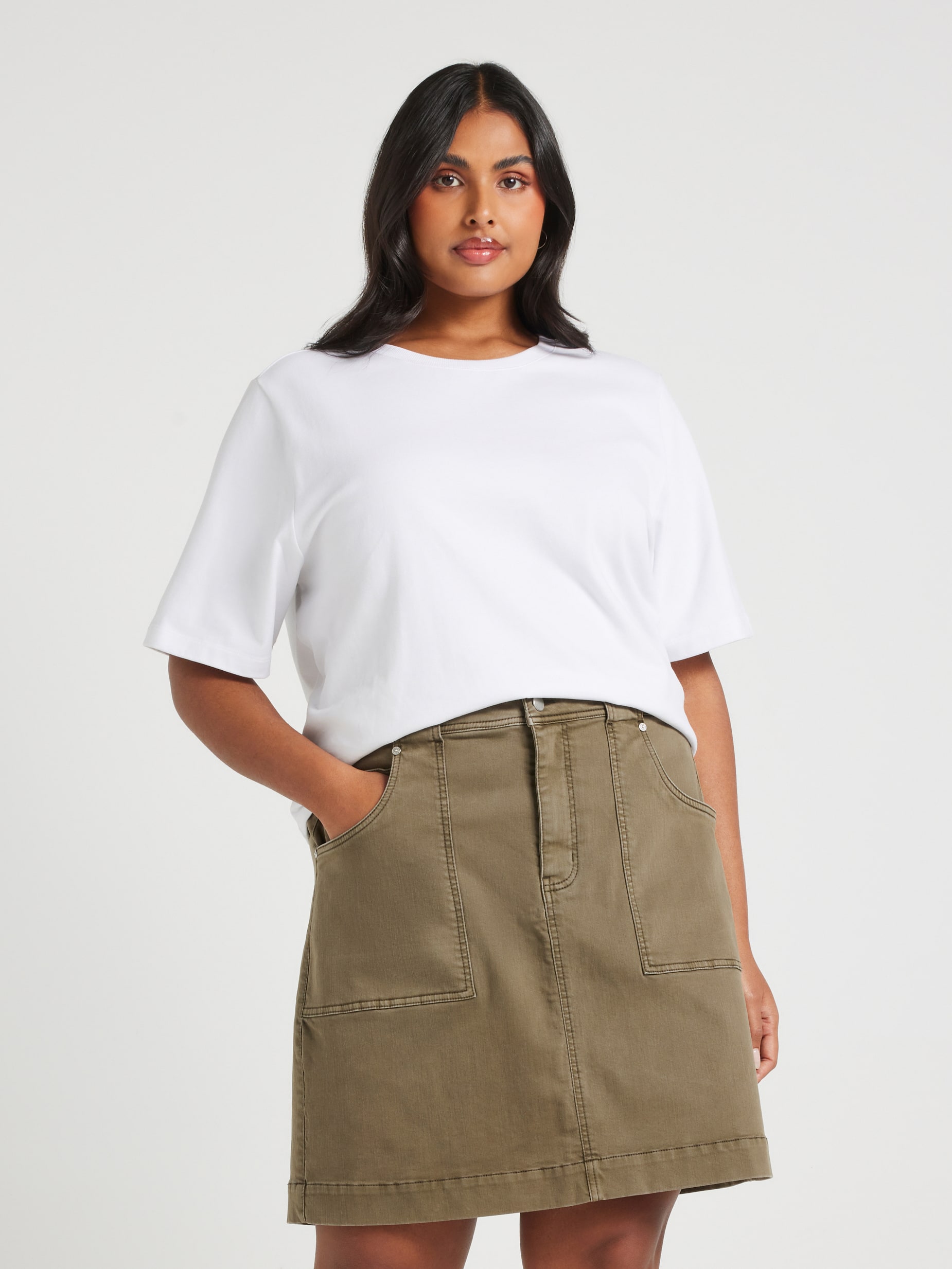 Curve Amaze Tara Utility Skirt