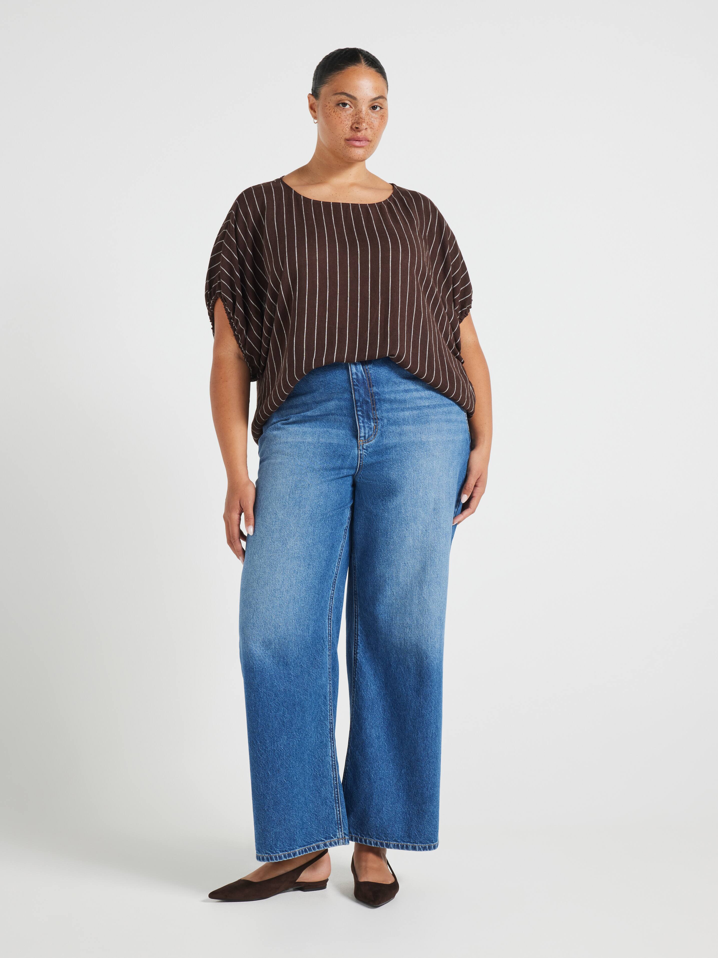 Curve Goldie Tie Sleeve Top