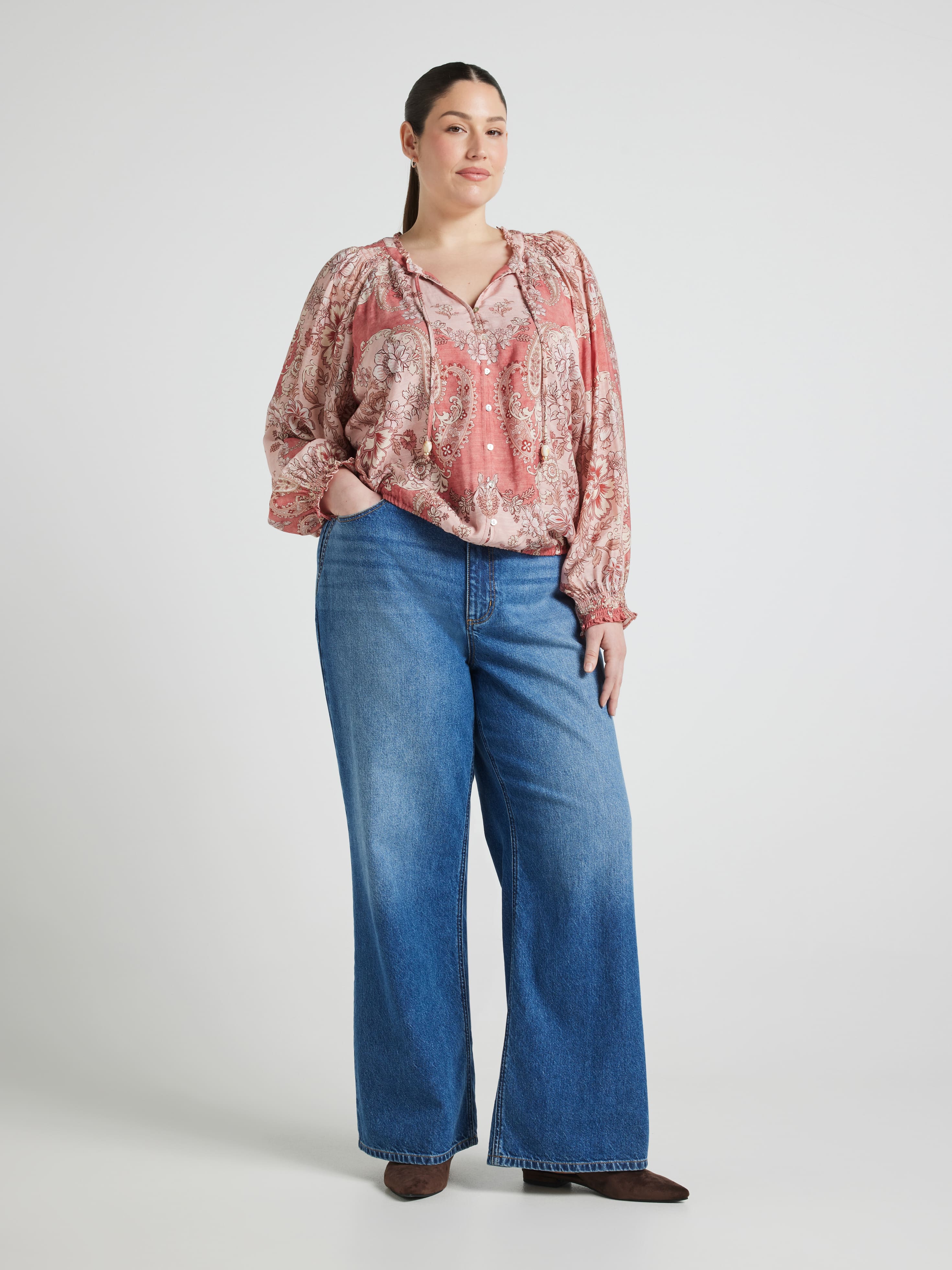 Curve Blair Bubble Hem Top