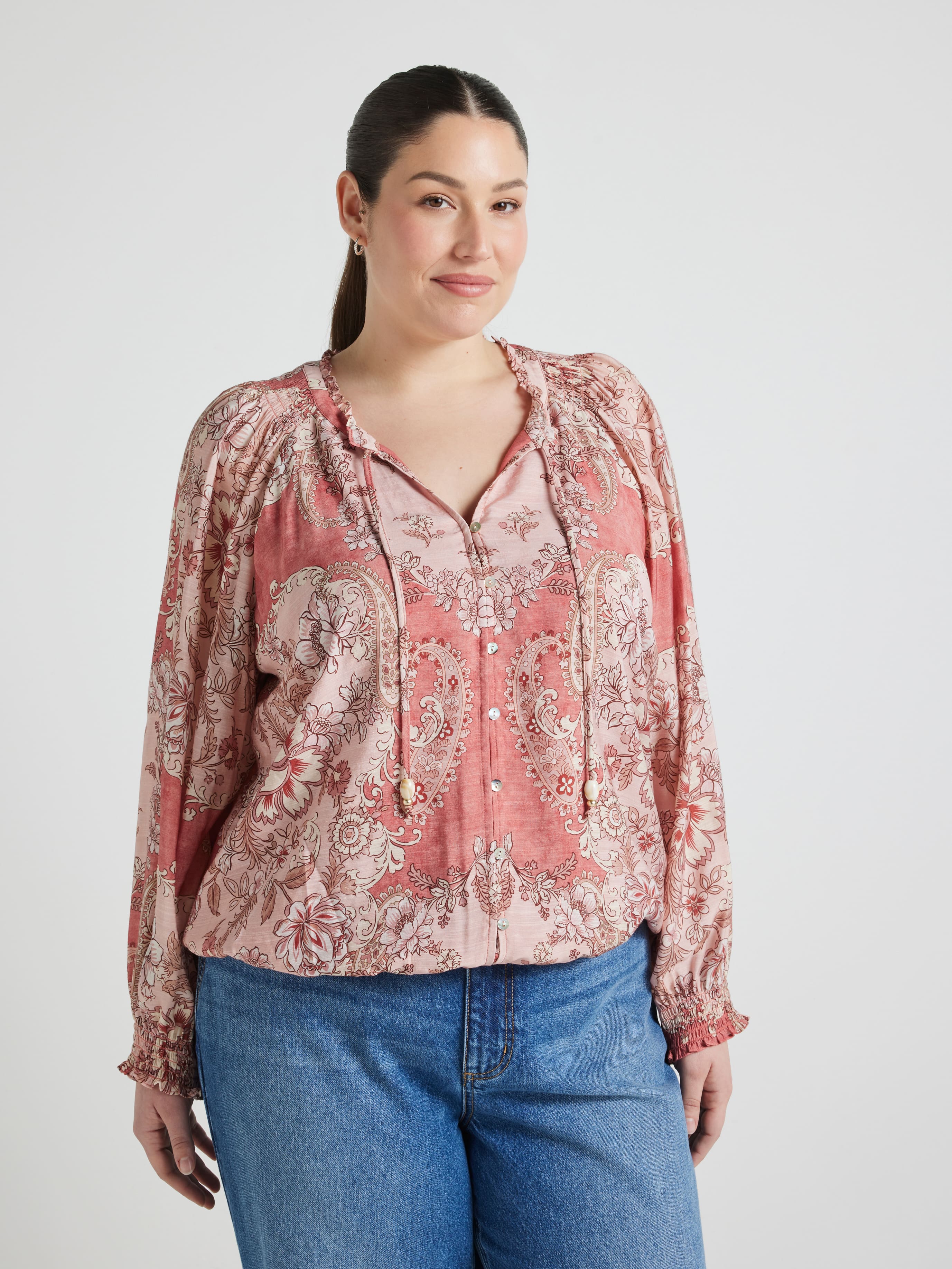 Curve Blair Bubble Hem Top
