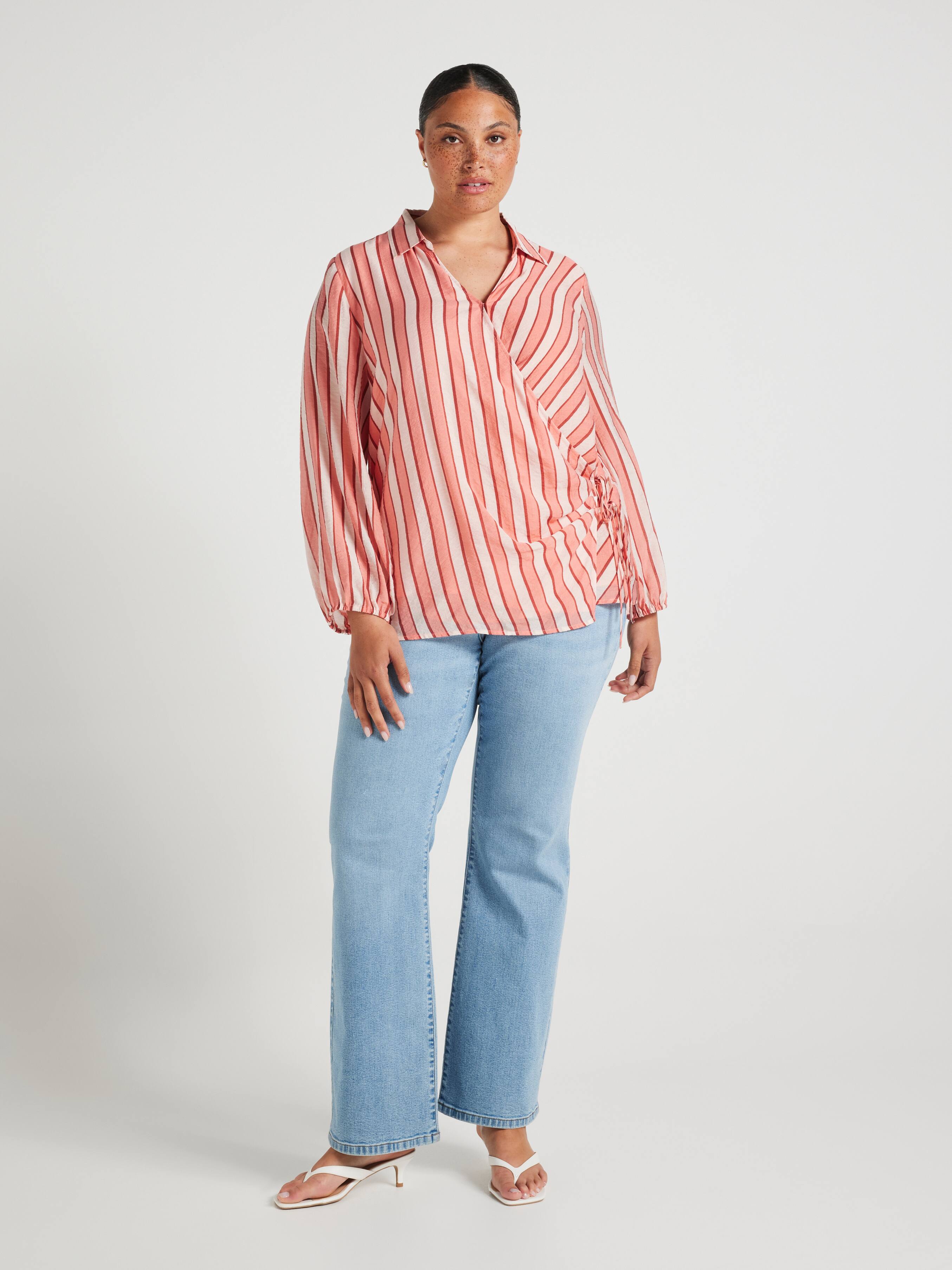 Curve Brooke Wrap Blouse