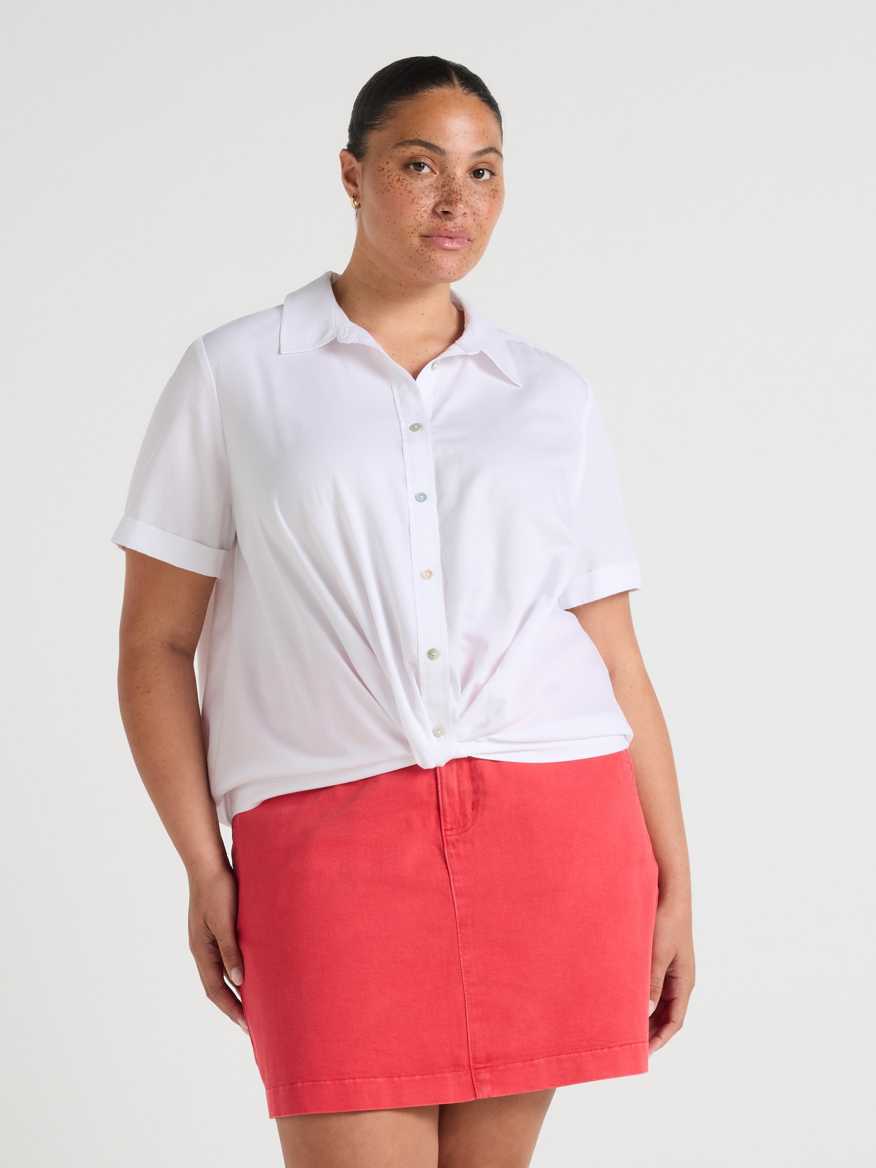 Winona Short Sleeve Twist Shirt